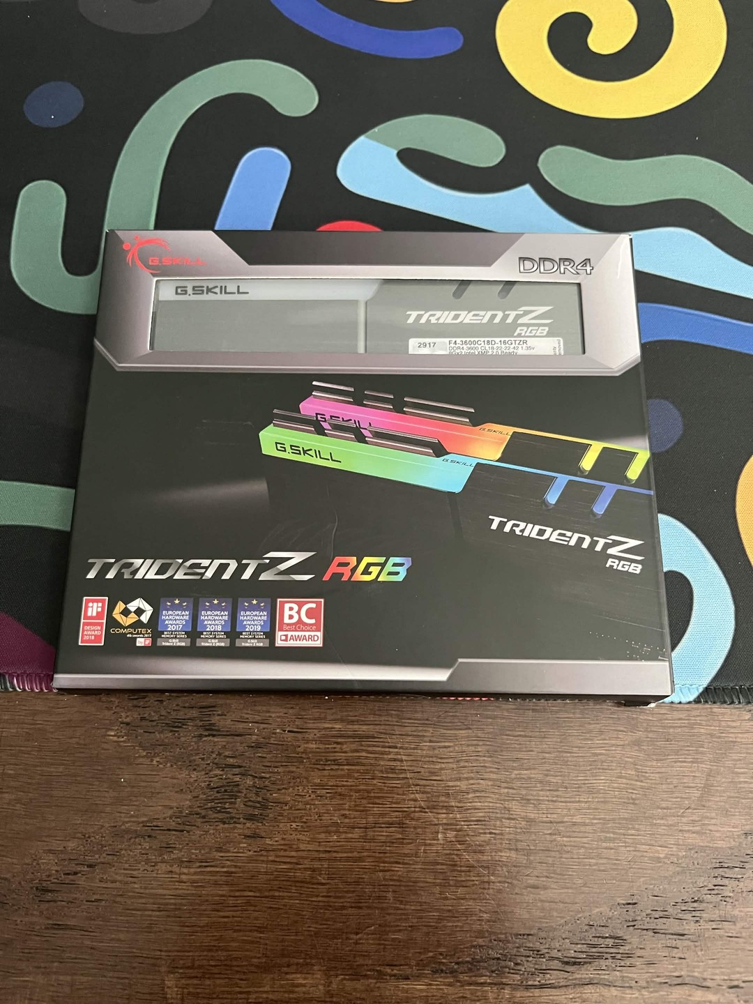 G.SKILL Trident Z RGB Series DDR4 RAM (XMP) 16GB (2x8GB) 3600MT/s
