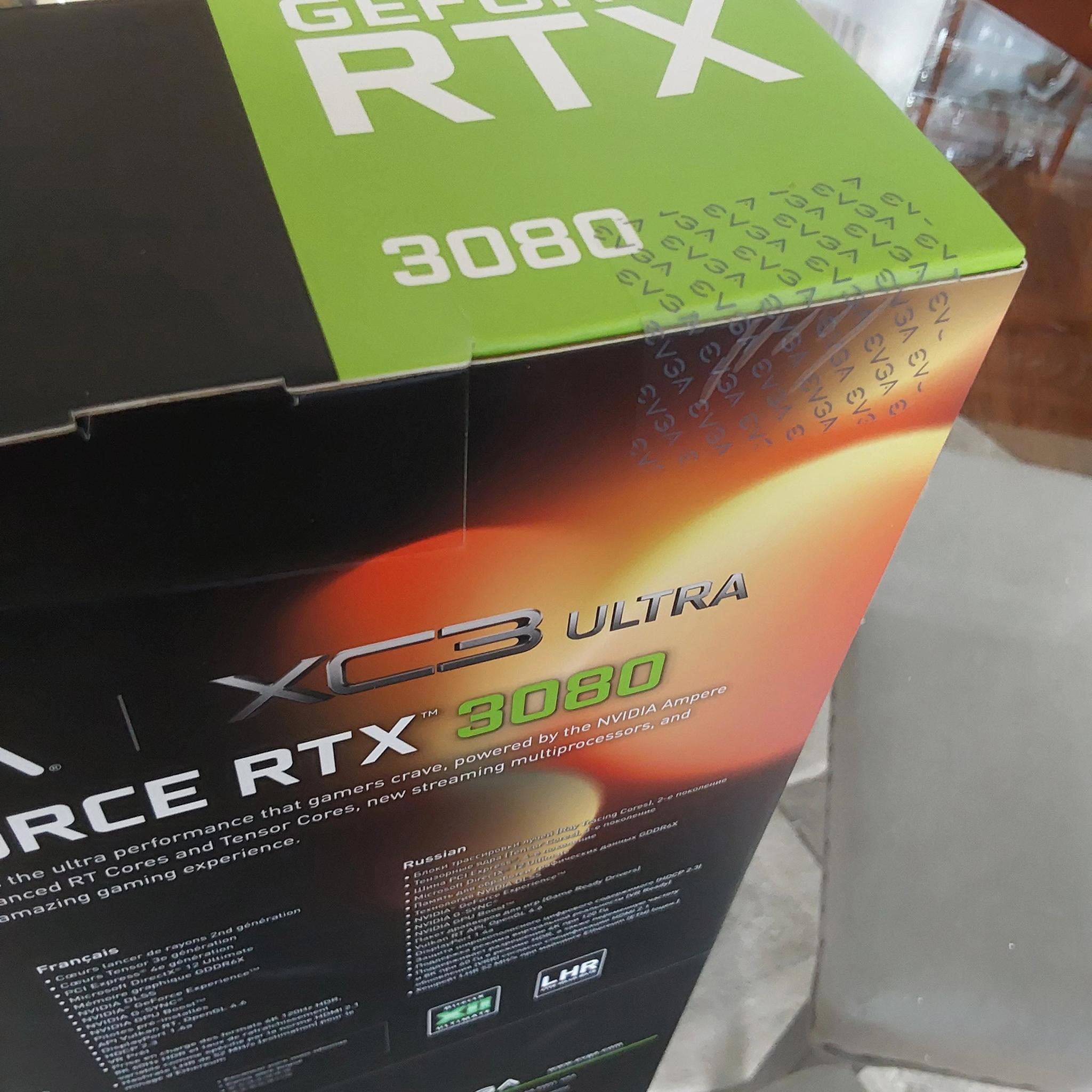 RARE! NEW WITH ORIGINAL FACTORY SEAL, EVGA GeForce RTX 3080 12GB OC XC3 ULTRA GAMING 12G-P5-4865-KL