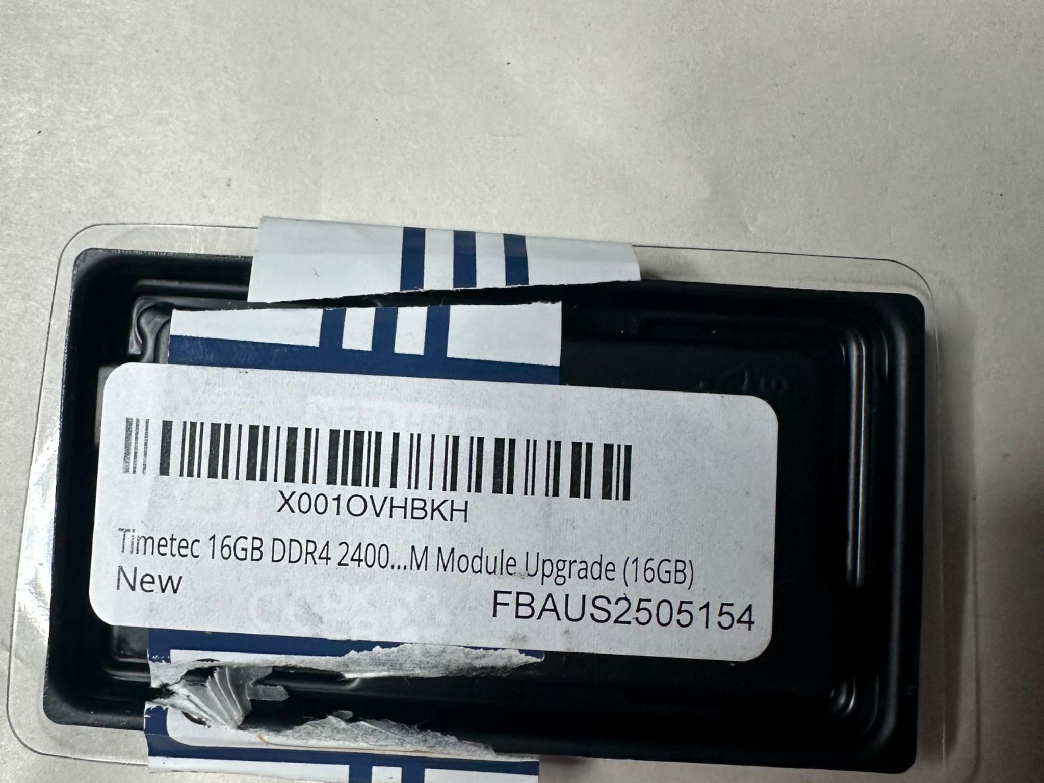 Timetec 16GB DDR4 2400MHz PC4-19200 Non-ECC Unbuffered 1.2V CL17