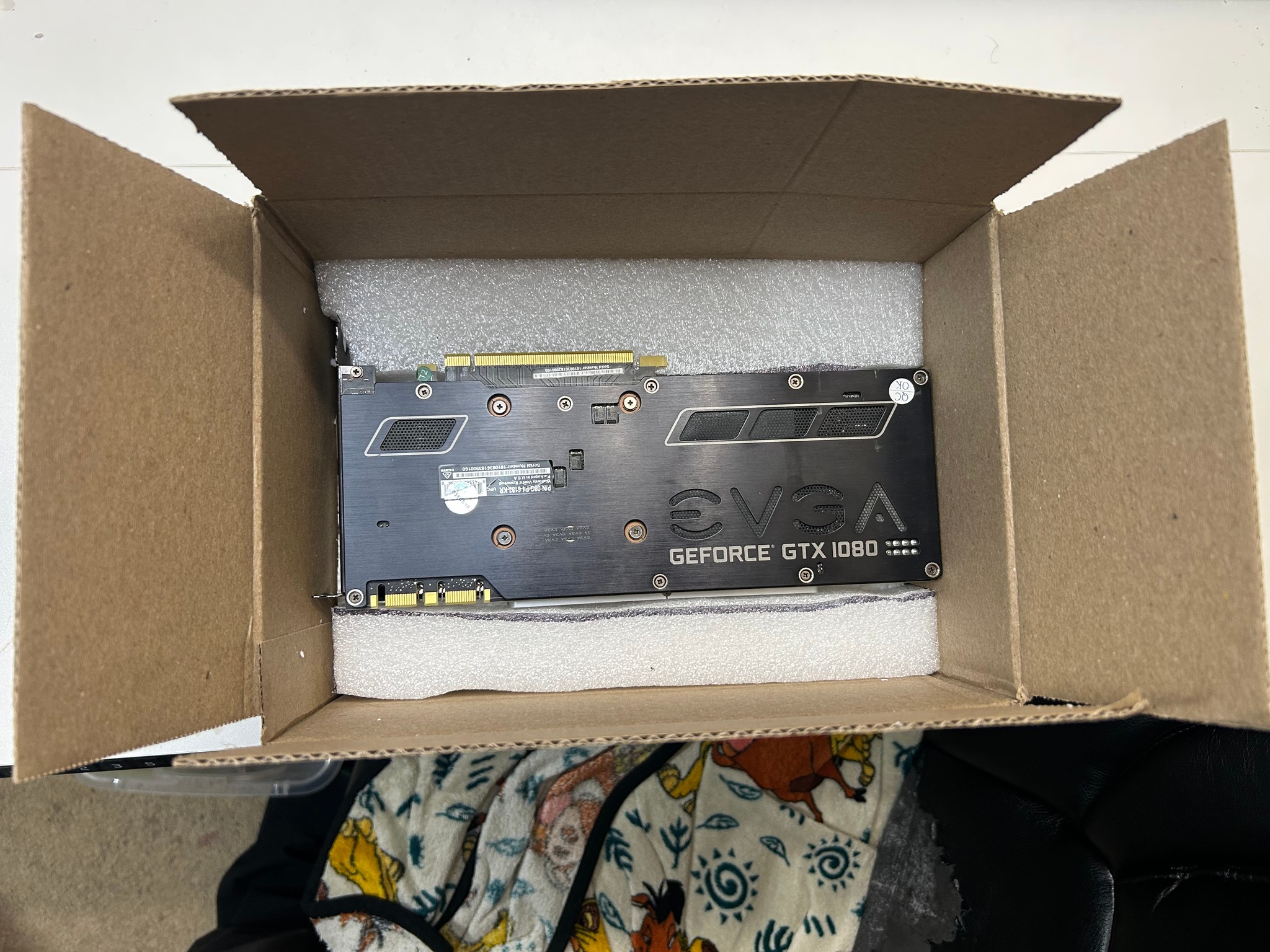 EVGA GeForce GTX 1080 SC 8GB GDDR5X – SuperClocked Gaming GPU (Tested, Works Great!)