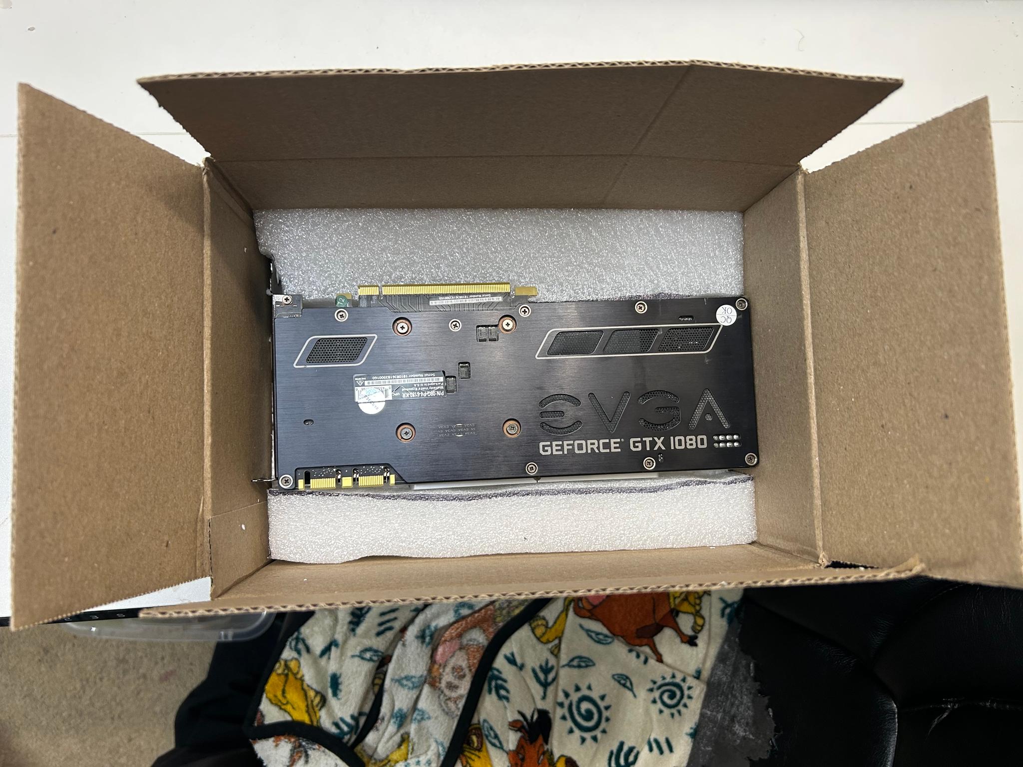 EVGA GeForce GTX 1080 SC 8GB GDDR5X – SuperClocked Gaming GPU (Tested, Works Great!)