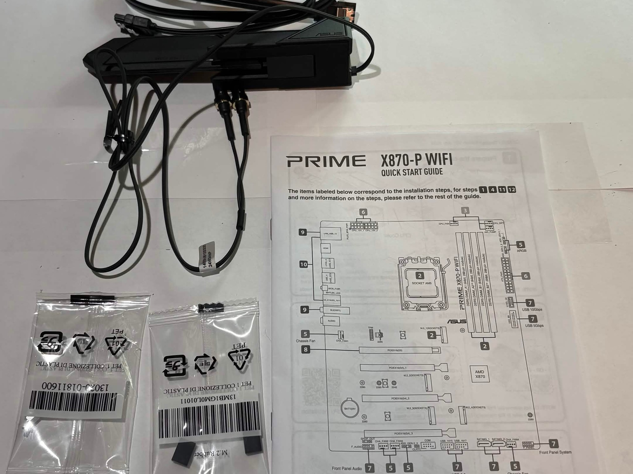 ASUS Prime X870-P WiFi AM5 DDR5 ATX Motherboard