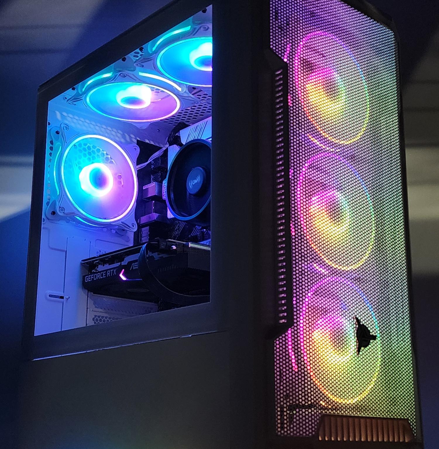 Gaming PC Ryzen 5 5500 16GB RAM 512GB SSD RTX 3060 8GB Windows 11 Computer