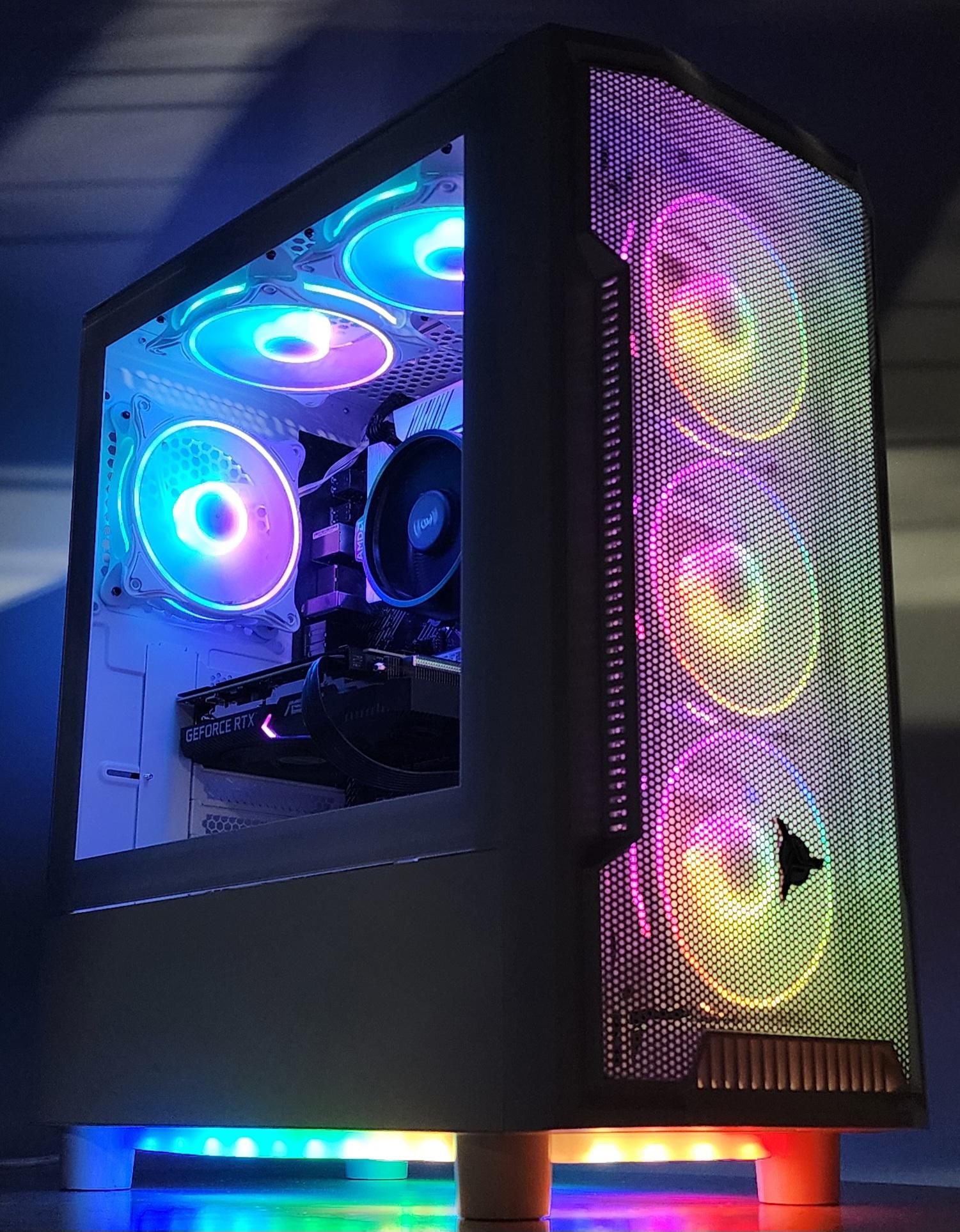 Gaming PC Ryzen 5 5500 16GB RAM 512GB SSD RTX 3060 8GB Windows 11 Computer