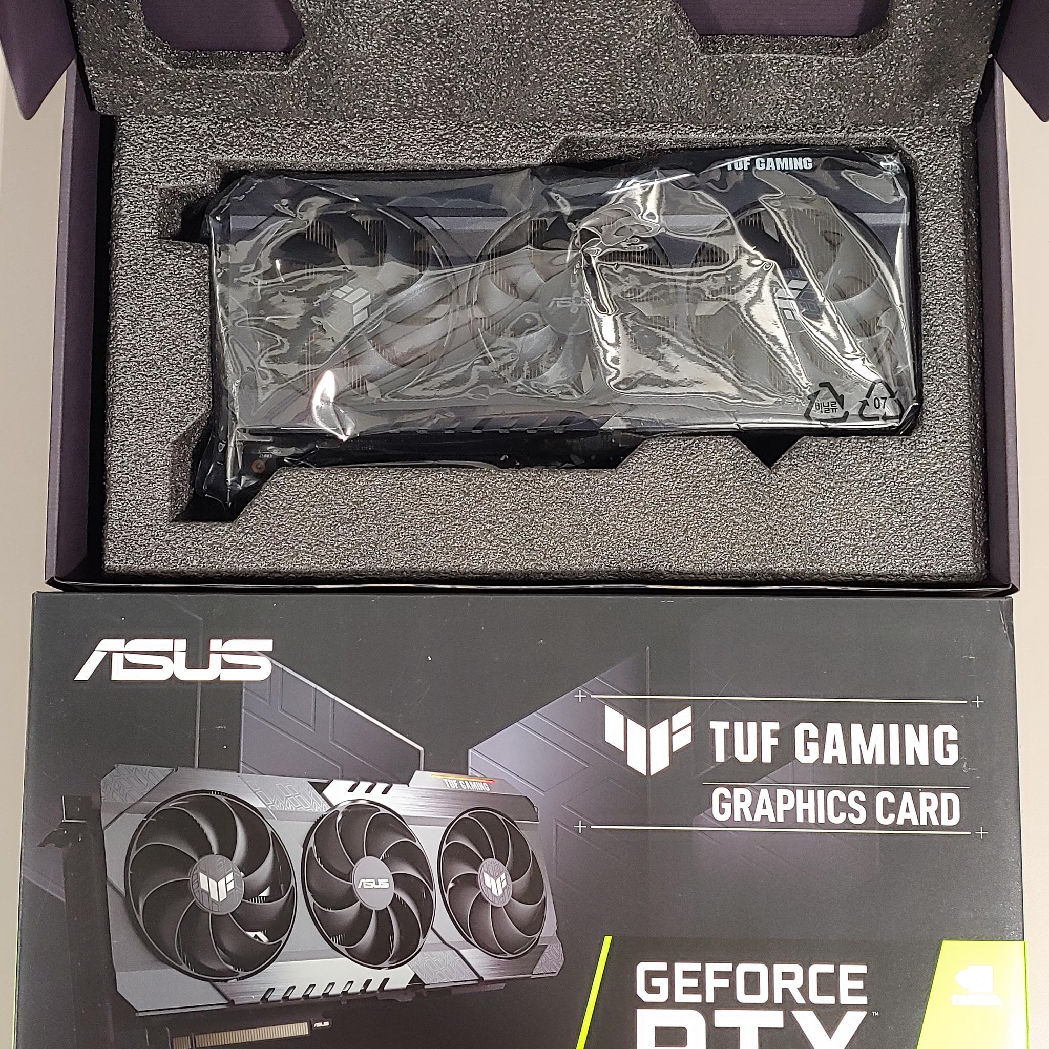 ASUS TUF Gaming RTX 3080 OC 10GB GDDR6X – Tested – Original Box