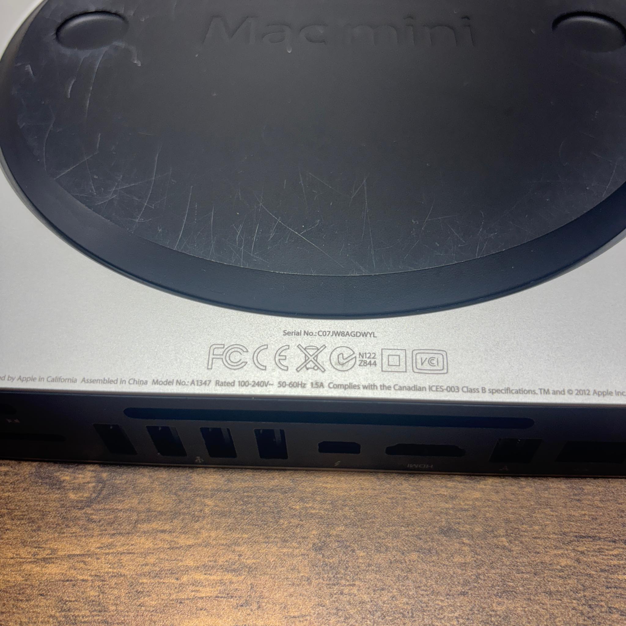Apple Mac Mini A1347 2012 Intel Core i5 2.5GHz - No RAM or HDD