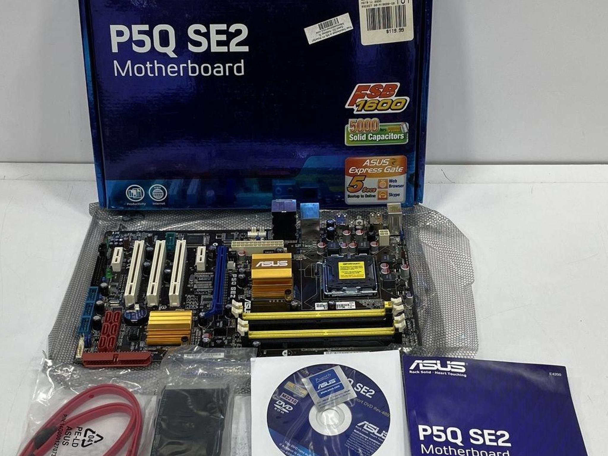 Asus P5q Se2  Socket 775 Retro Beast !