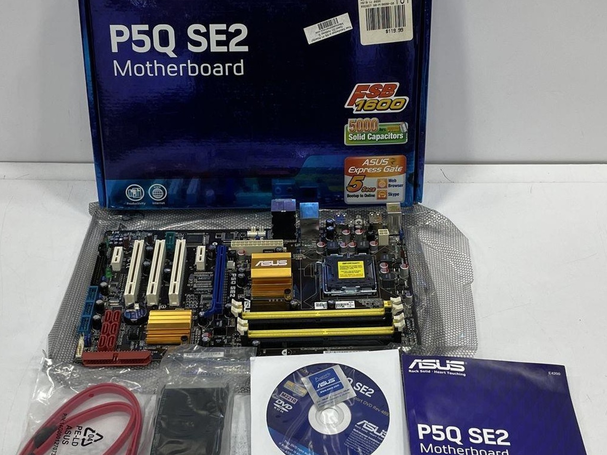 Asus P5q Se2  Socket 775 Retro Beast !