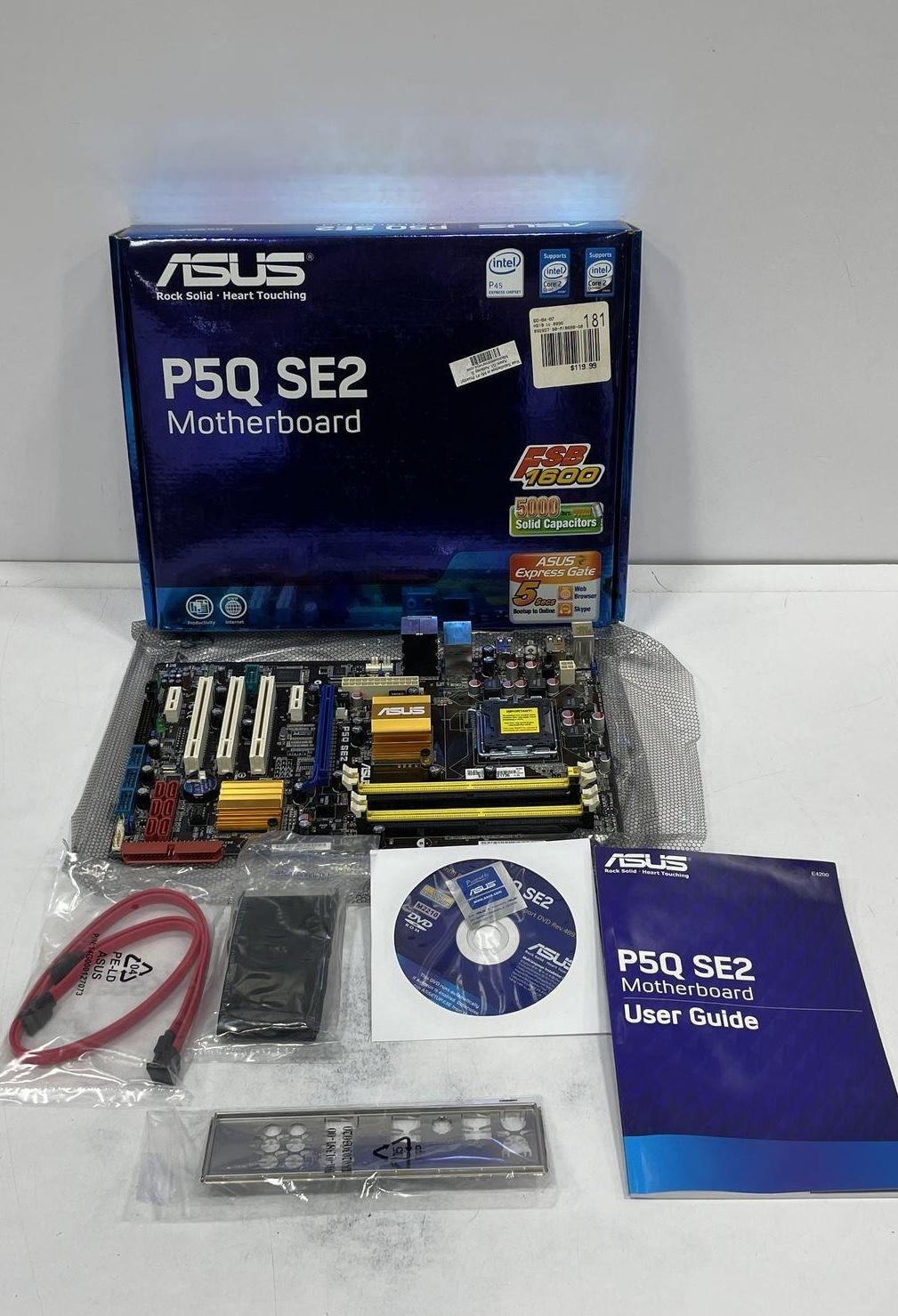Asus P5q Se2  Socket 775 Retro Beast !