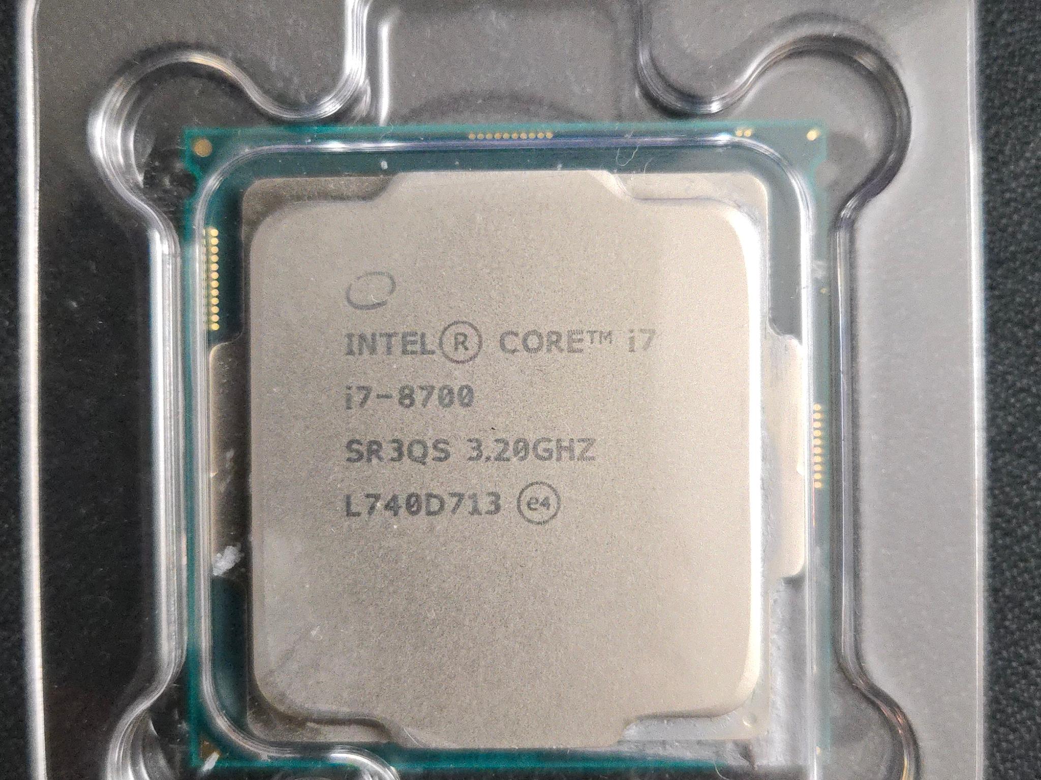 Intel i7-8700 Coffee Lake CPU