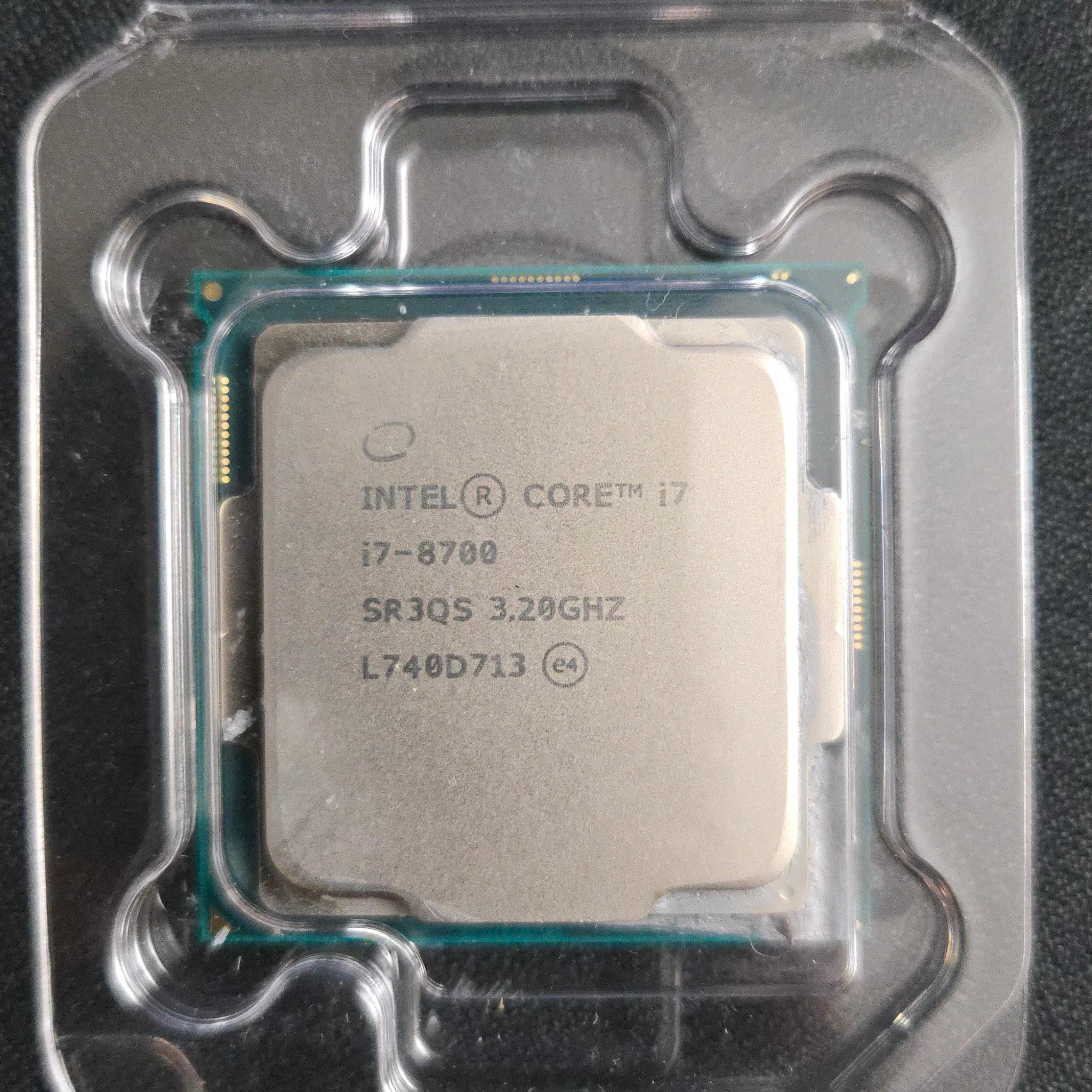 Intel i7-8700 Coffee Lake CPU