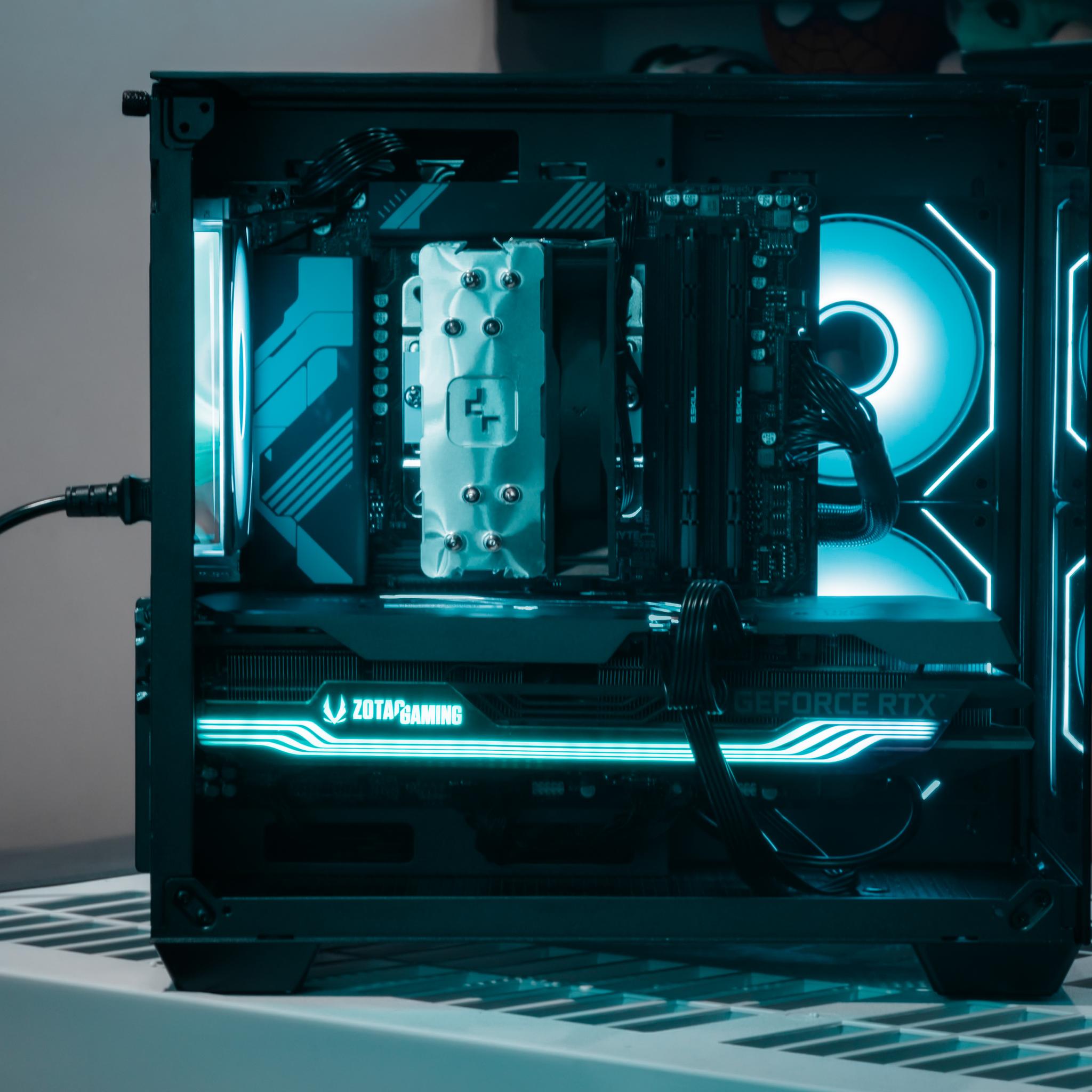 🔥 High-End Gaming PC – Ryzen 9 7950X | RTX 3080 Ti | 32GB DDR5 | RGB Fishtank 🔥