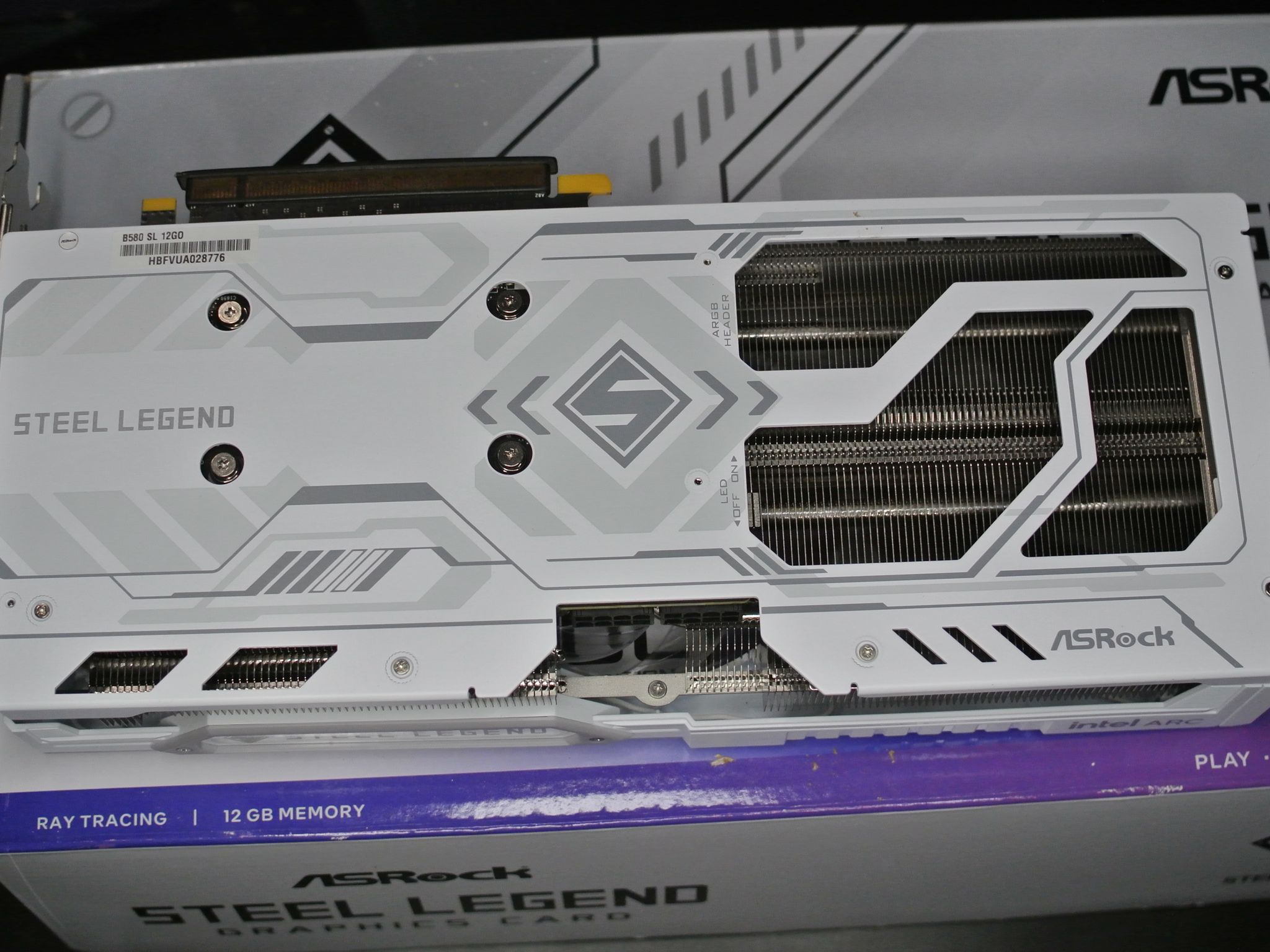 ASRock Steel Legend Intel Arc B580 12GB GDDR6 Graphics Card GPU