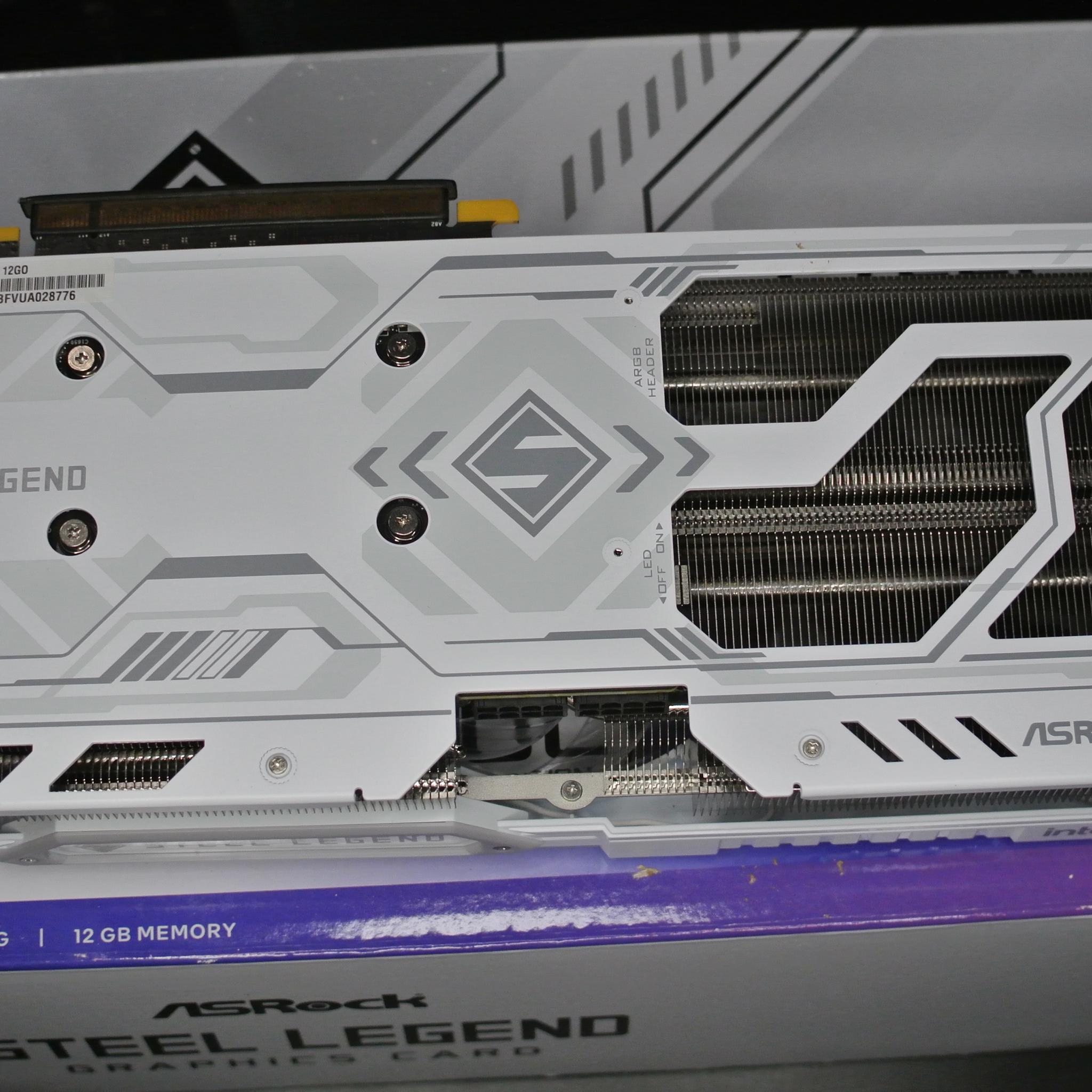 ASRock Steel Legend Intel Arc B580 12GB GDDR6 Graphics Card GPU
