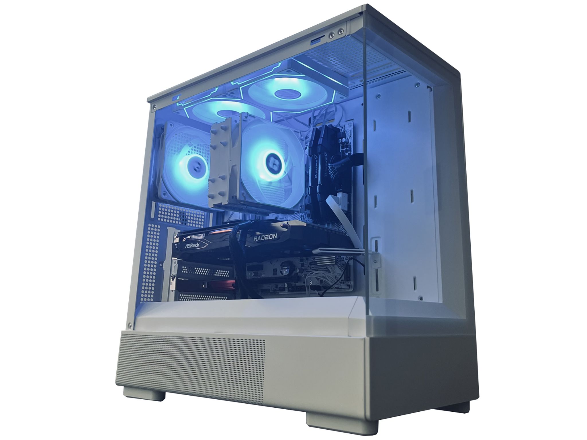 ALL WHITE ESPORTS BUILD - RX7600 - 5600x - 32GB RAM - 1TB SSD