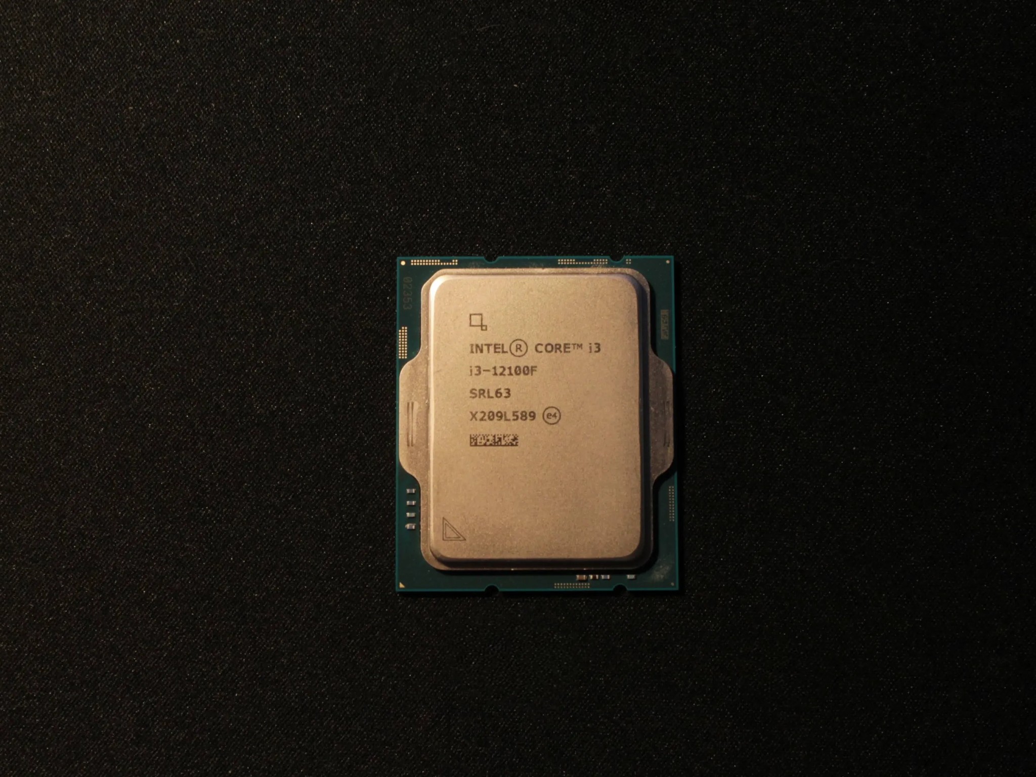 Intel Core i3-12100F CPU and Cooler