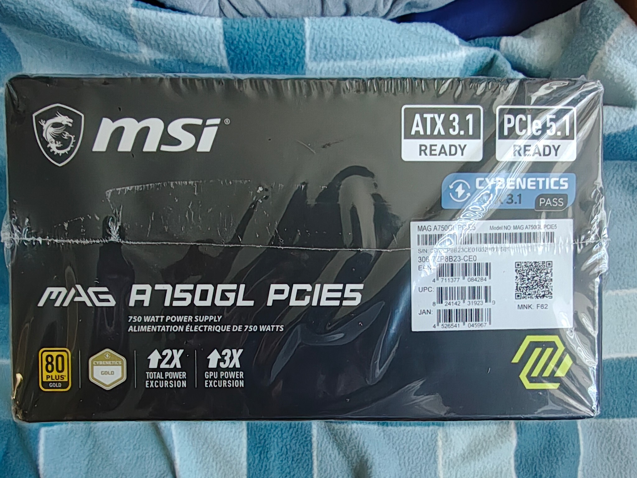 MSI MAG A750GL 750 Watt PSU - Brand New