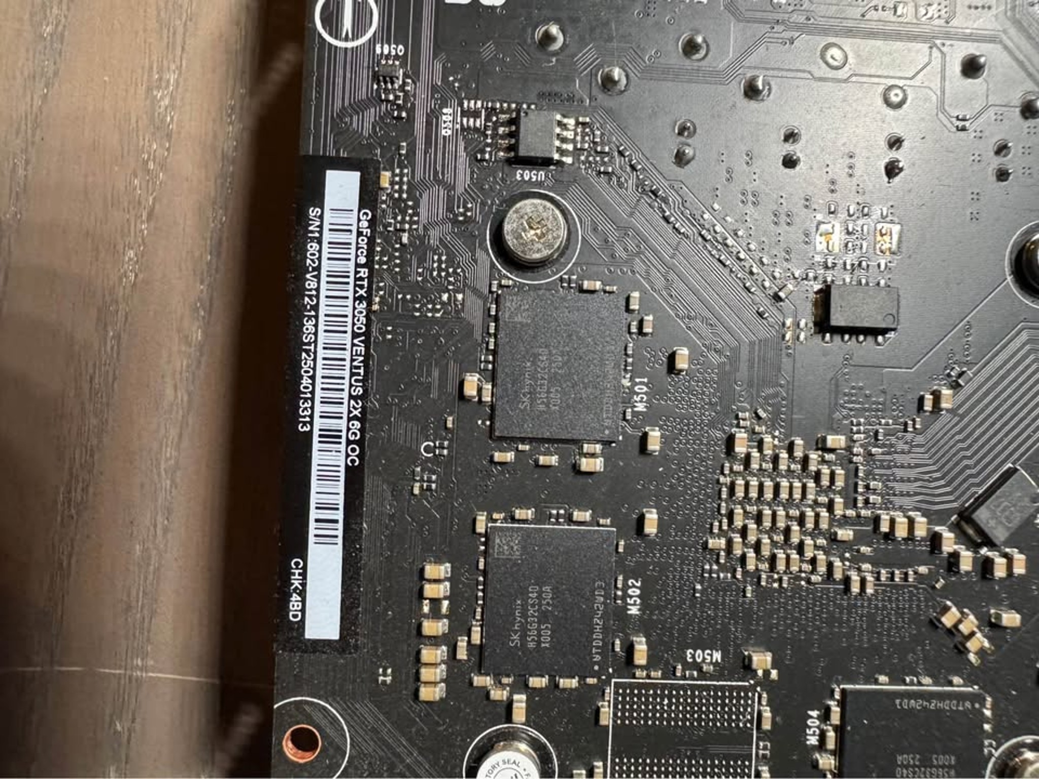 MSI VENTUS 2X OC GeForce RTX 3050 6GB GPU GRAPHICS CARD