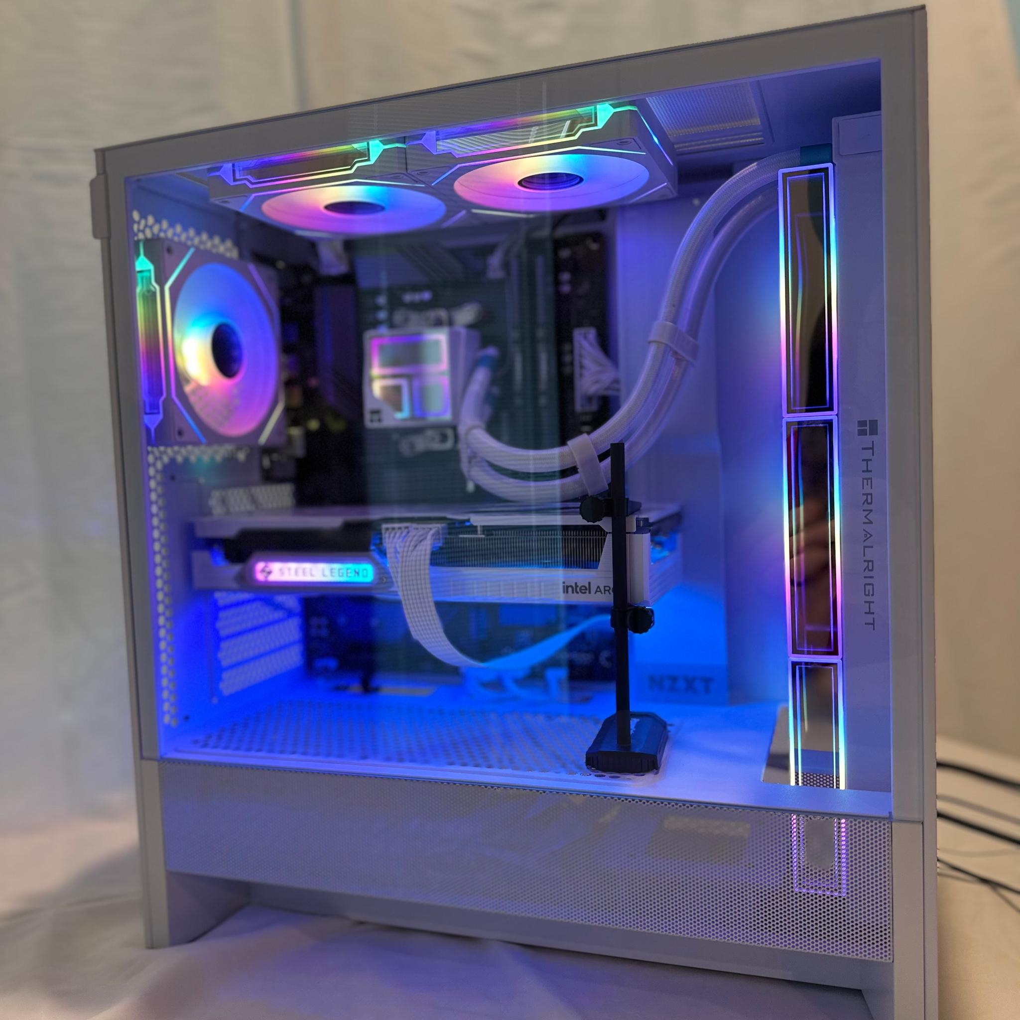 R7 5700X3D / ASRock Steel Legend OC Edition (Intel) ARC B580 12GB - Mid Tower Gaming PC