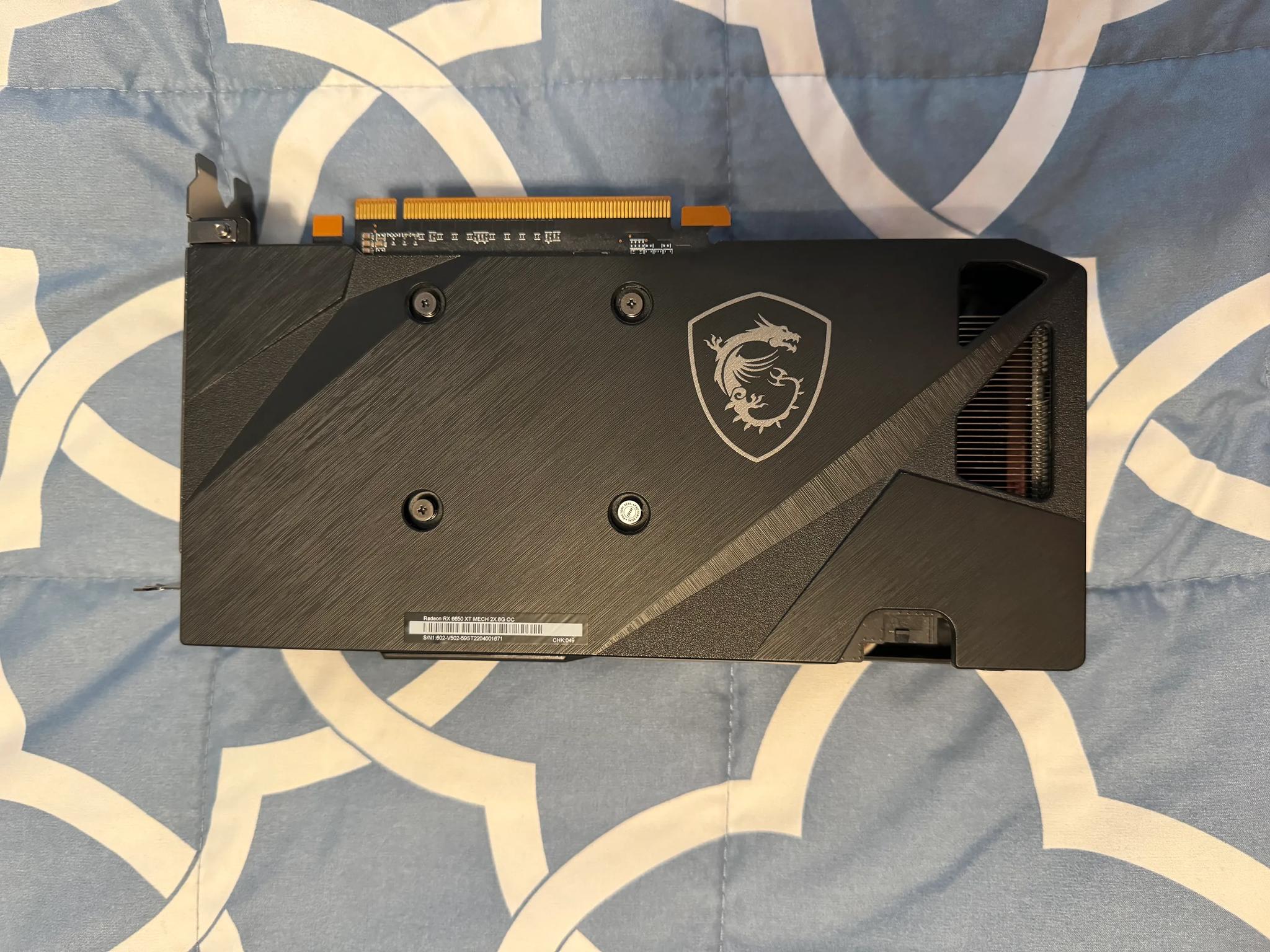 Gaming Radeon Rx 6650 Xt 128-Bit 8Gb Gddr6 Dp/Hdmi Dual Torx 3.0 Fans sync D
