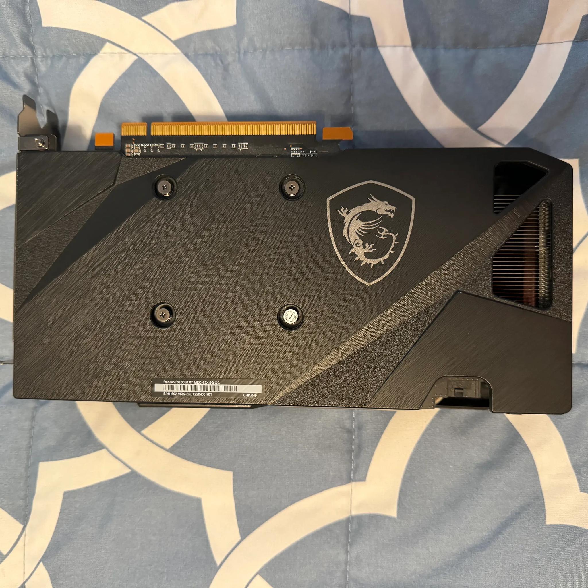 Gaming Radeon Rx 6650 Xt 128-Bit 8Gb Gddr6 Dp/Hdmi Dual Torx 3.0 Fans sync D