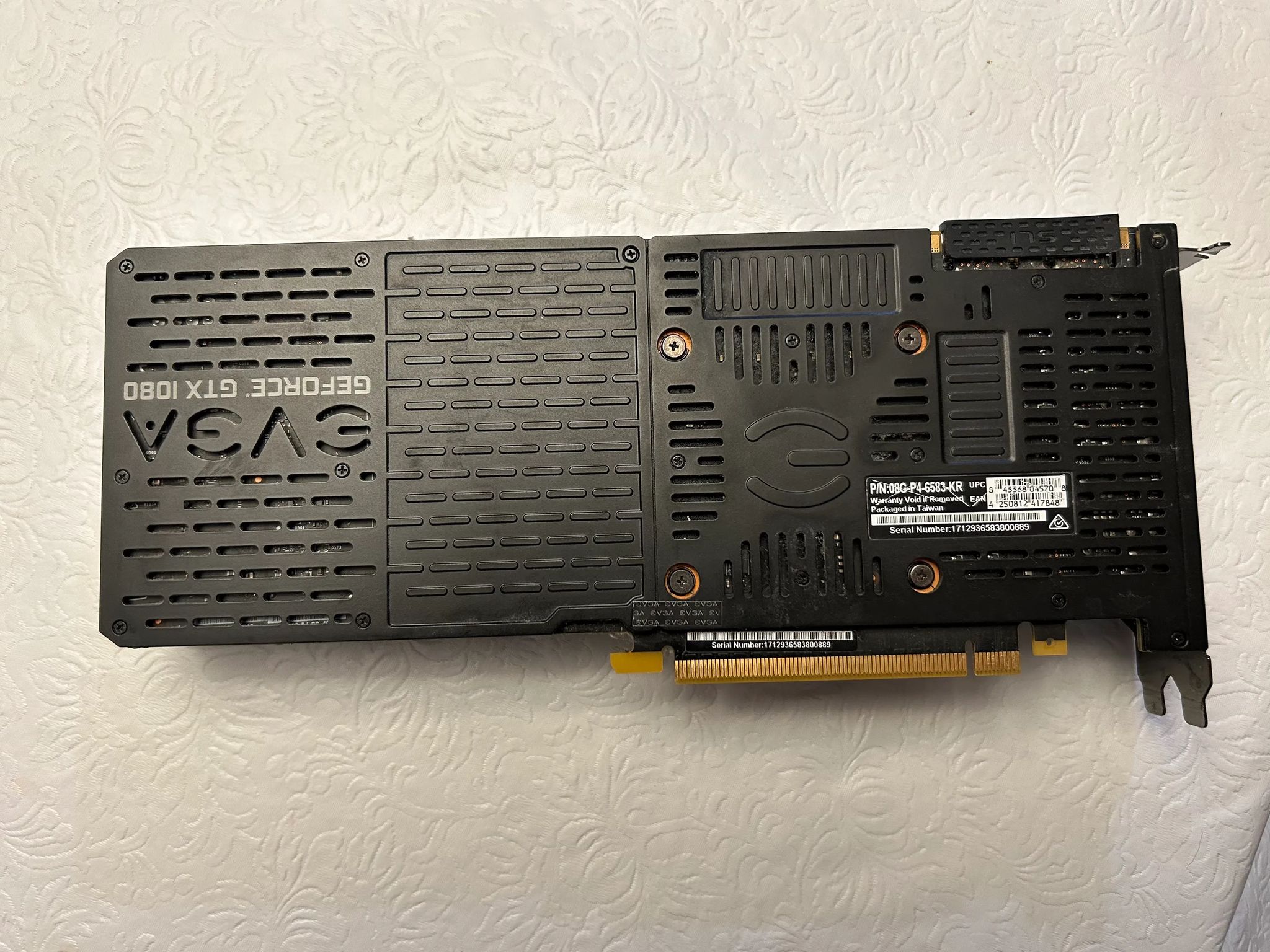 EVGA GeForce GTX 1080 SC2 Gaming, 8GB GDDR5X - 08G-P4-6583-KR