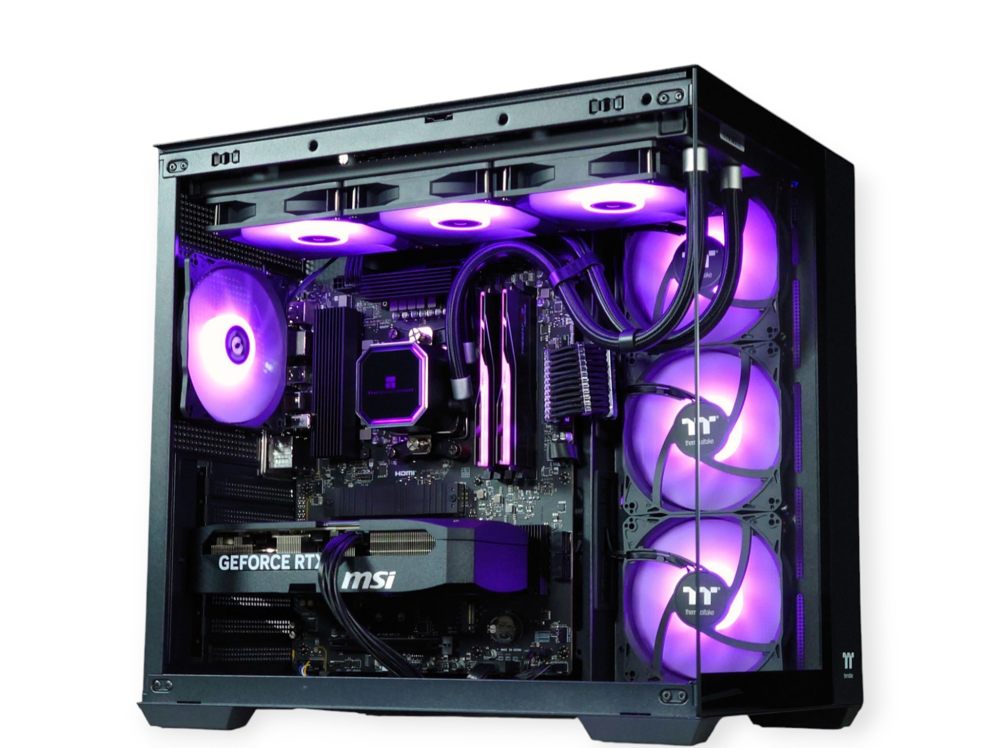 🌌 ☄️Liquid Cooled Gaming PC☄️Nvidia RTX 5060 Ti 16GB🌌AMD Ryzen 7 7700🌌32GB DDR5🌌1TB NVME
