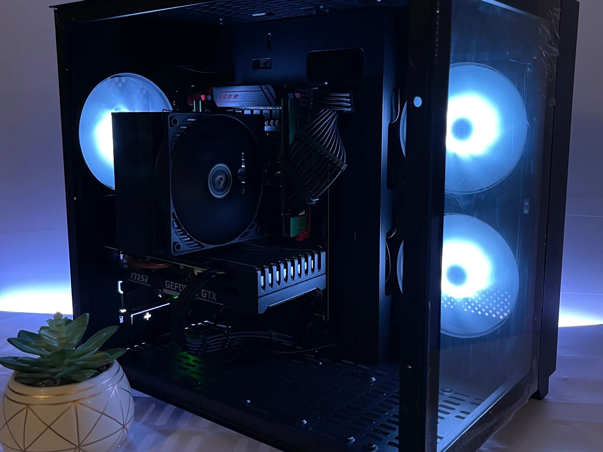 14C/28T RGB Gaming PC (E5-2680 V4, 32GB RAM, GTX 1660 Super, 1TB NVME)