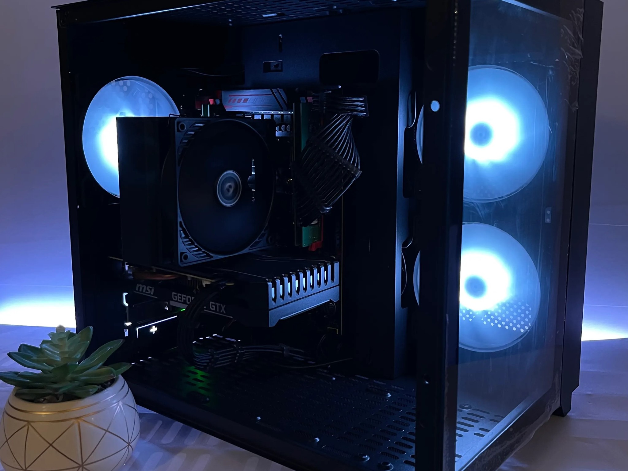 14C/28T RGB Gaming PC (E5-2680 V4, 32GB RAM, GTX 1660 Super, 1TB NVME)