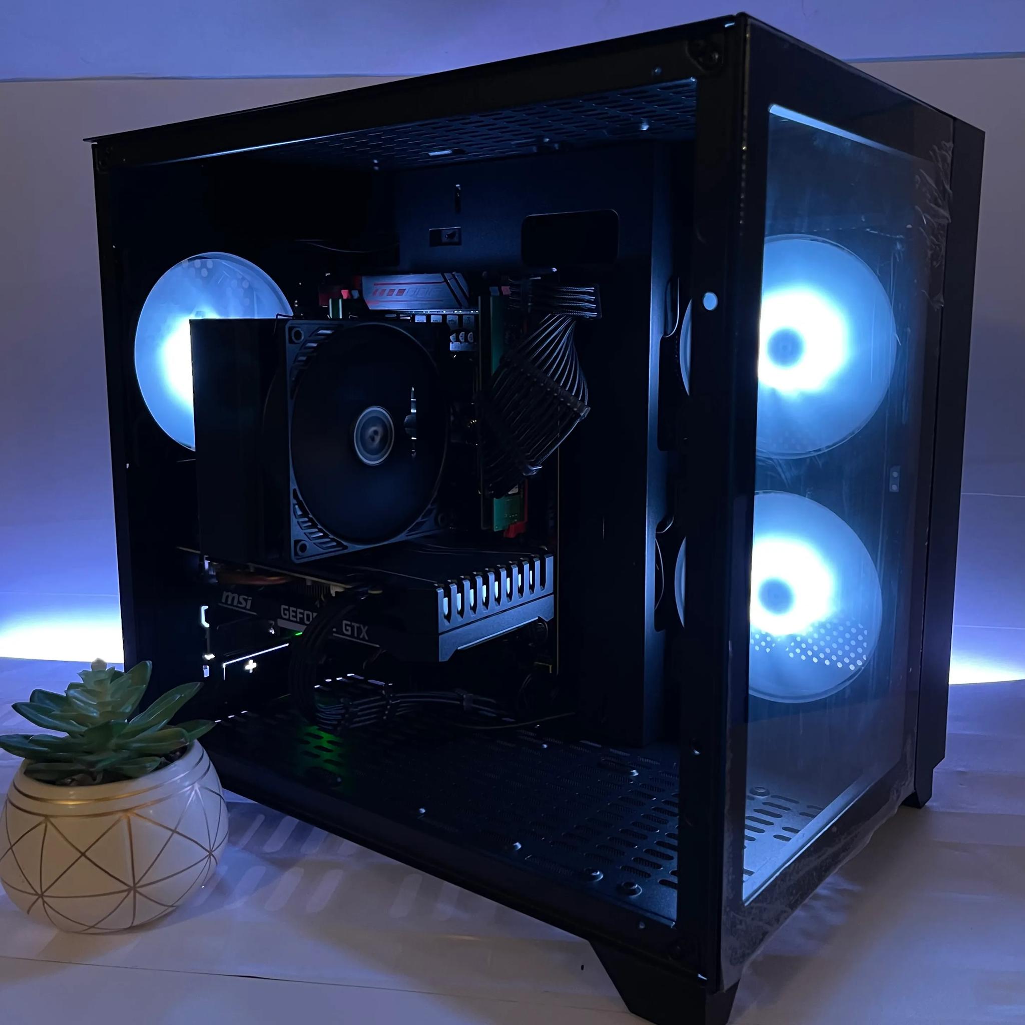 14C/28T RGB Gaming PC (E5-2680 V4, 32GB RAM, GTX 1660 Super, 1TB NVME)