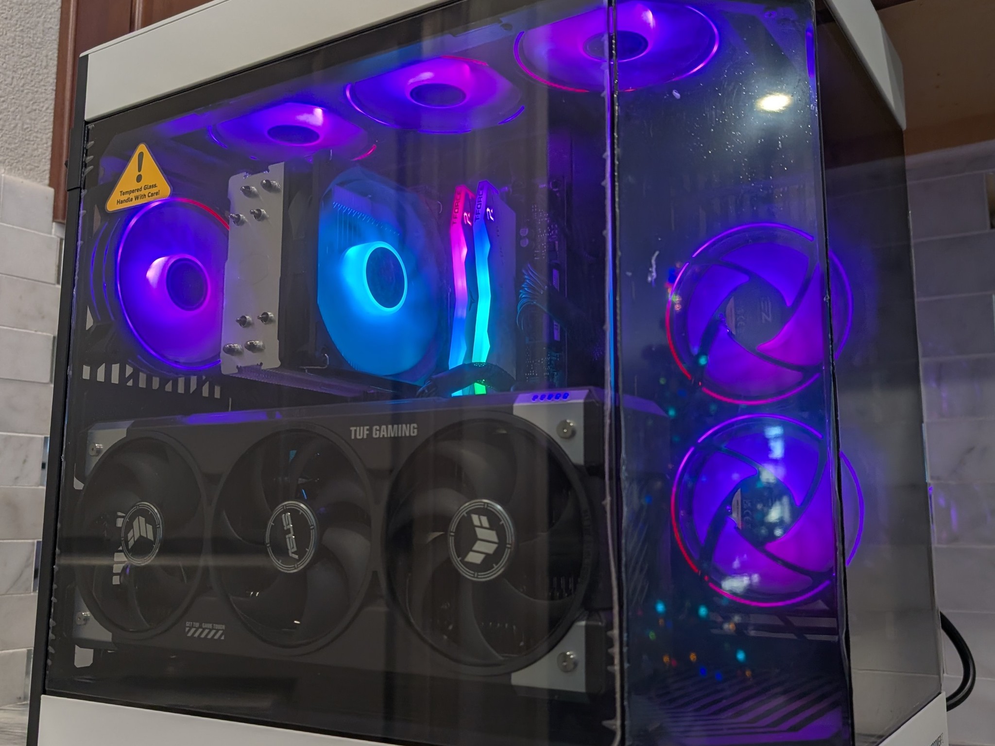 ASUS TUF 5080 | Ryzen 9 9900X | 32 GB DDR5 RAM | HYTE Y60 PC CASE | Gaming Desktop PC