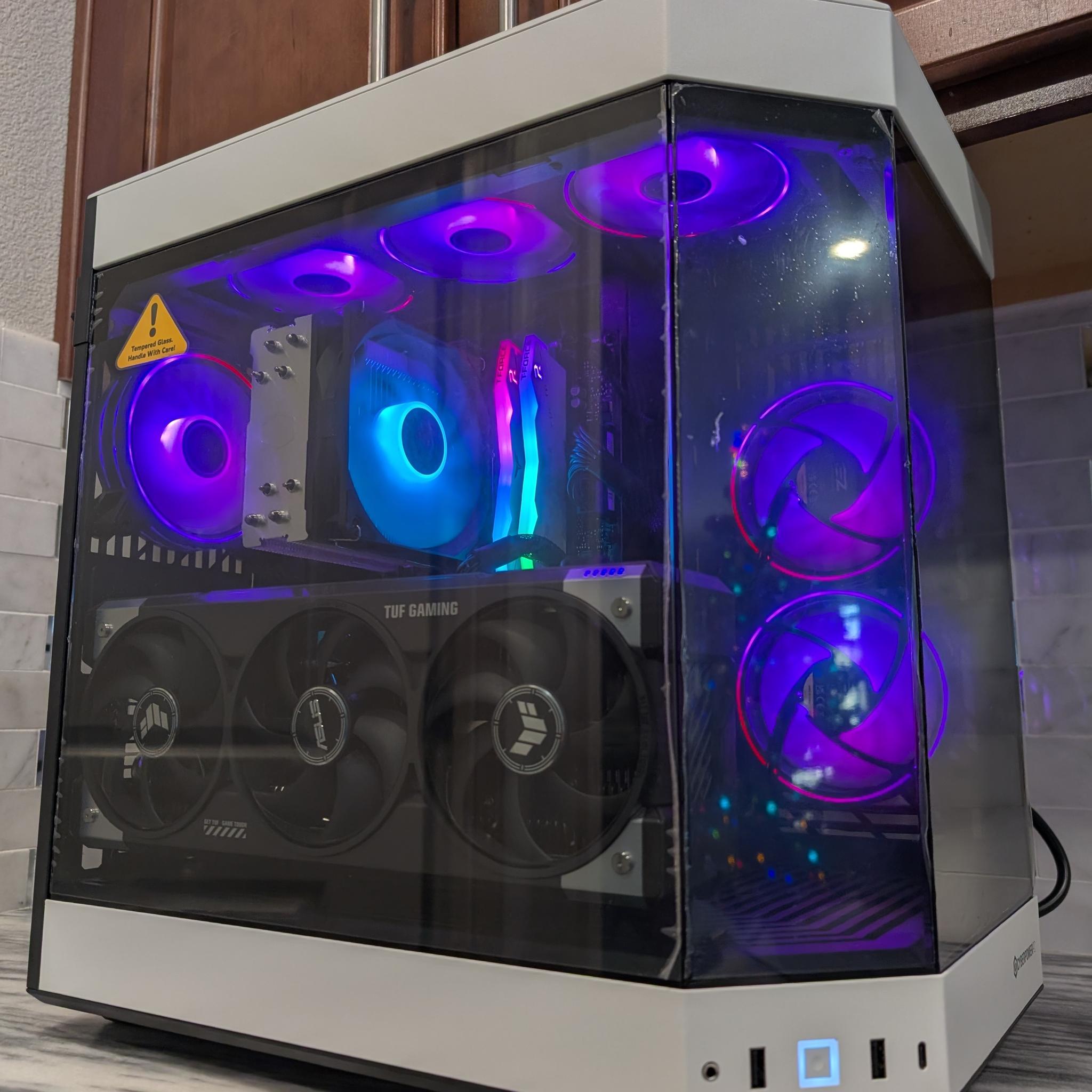 ASUS TUF 5080 | Ryzen 9 9900X | 32 GB DDR5 RAM | HYTE Y60 PC CASE | Gaming Desktop PC