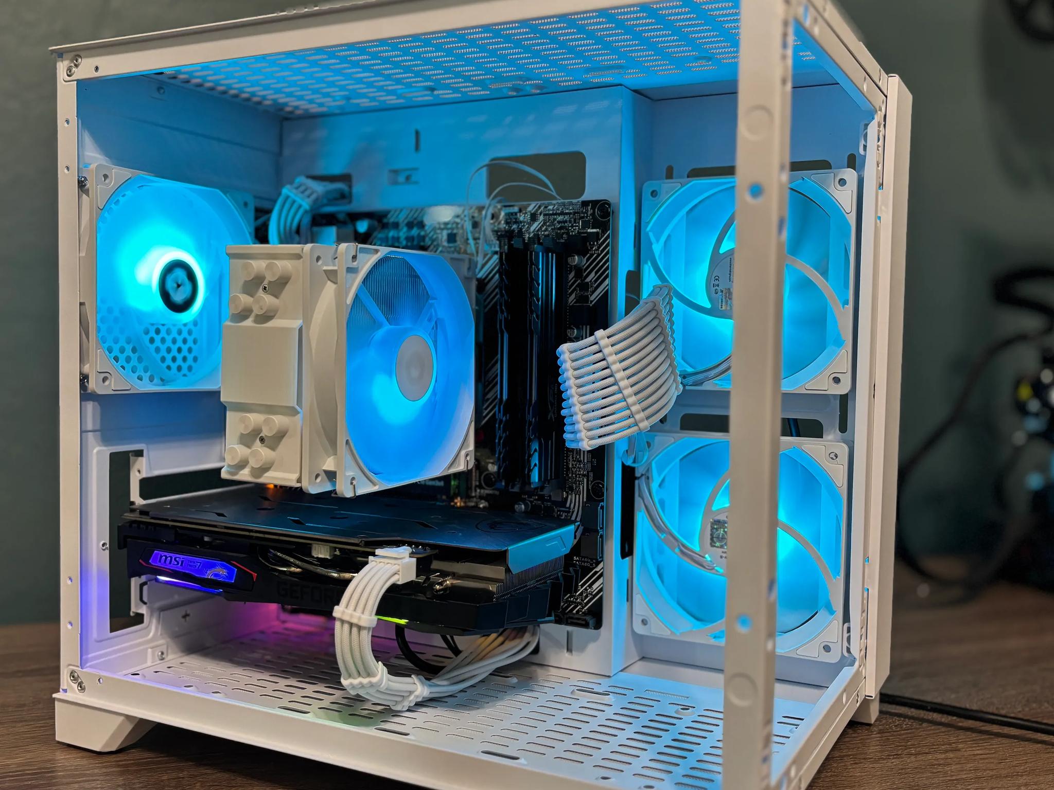 All White Custom NVIDIA Gaming PC