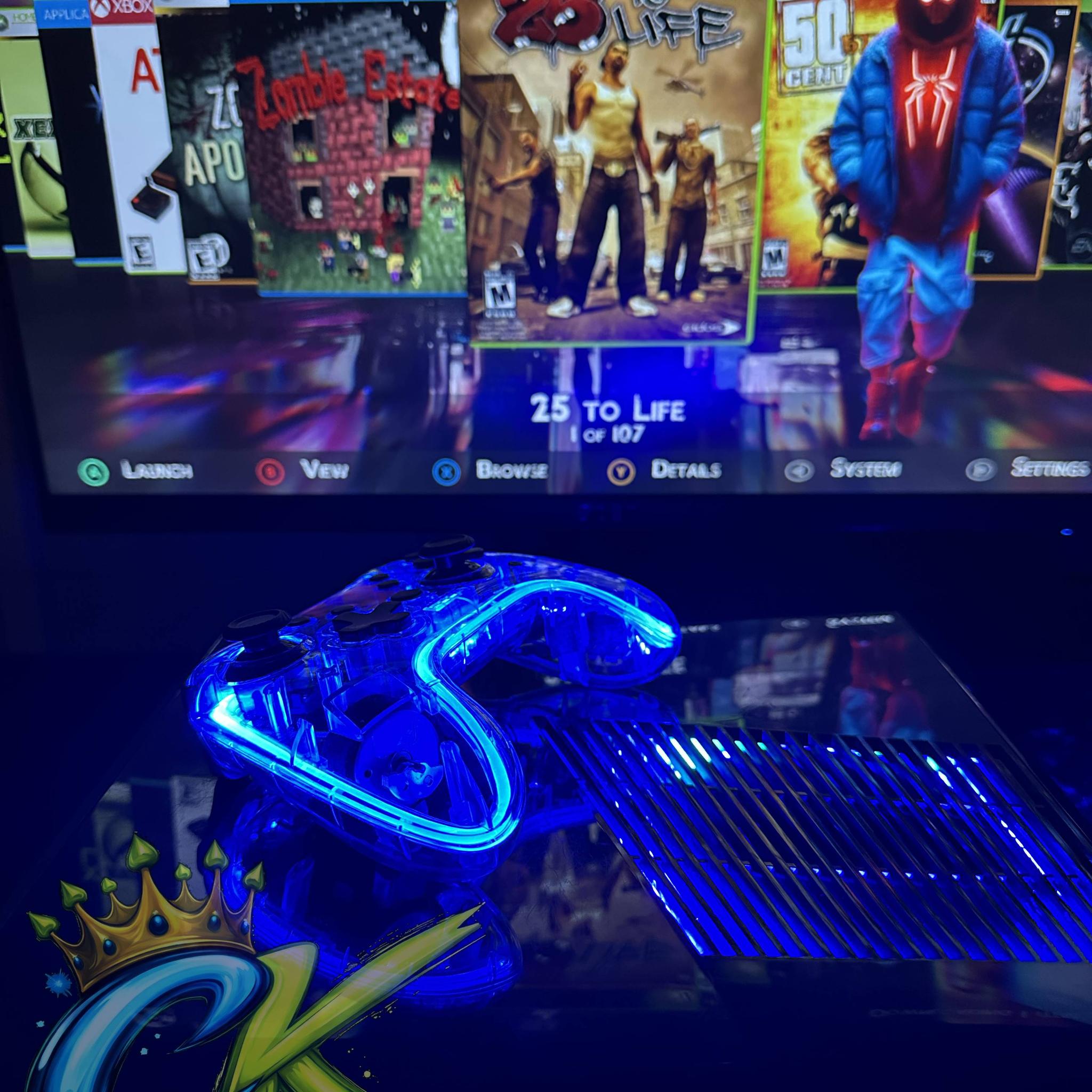Xbox 360 Slim - RGH3  - Custom LEDs
