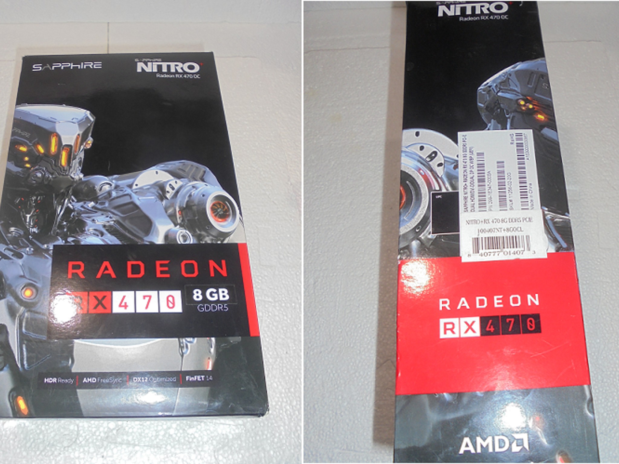Sapphire Nitro+ RX 470 OC 8GB Dual Bios LED Good Condition Recent Refresh/Serviced