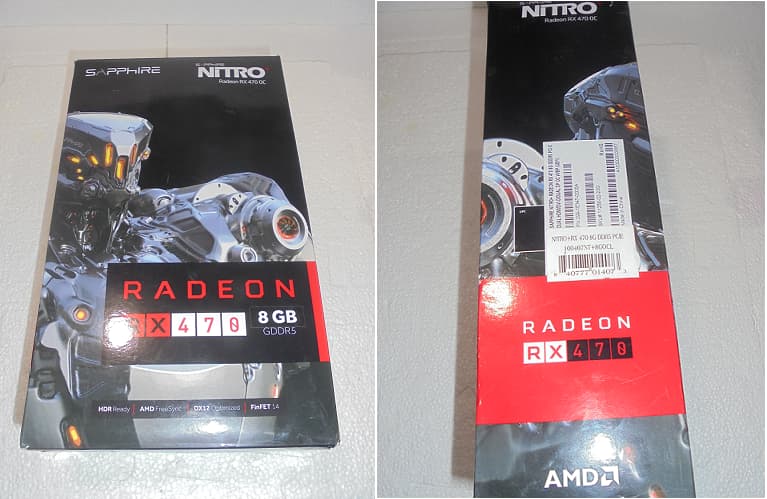 Sapphire Nitro+ RX 470 OC 8GB Dual Bios LED Good Condition Recent Refresh/Serviced