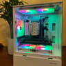 Intel 10 Core White Gaming PC RX 580 1tb SSD 16GB RAM WIFi WINDOWS 11 Pro