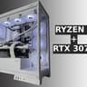 🧊❄️ Glacier Series All White Gaming PC / Ryzen 7 + RTX 3070 / 1TB NVMe SSD / Ready To Play! ❄️🧊