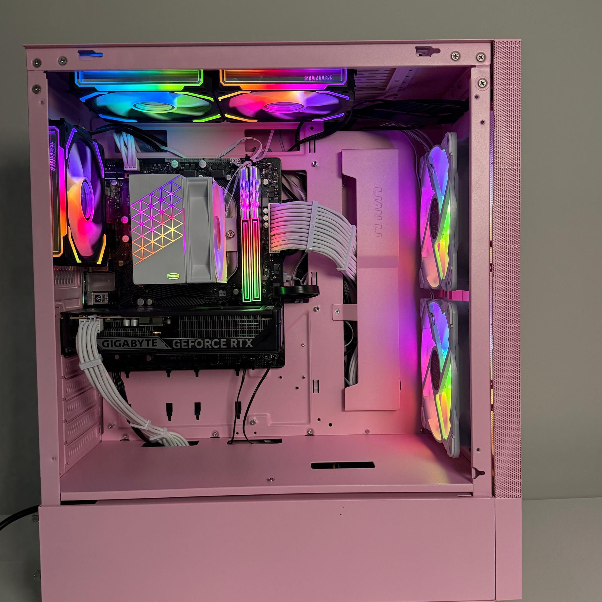 🌸 Lian Li Pink Gaming PC –RTX 5060 8gb|16gb RAM, 1TB SSD