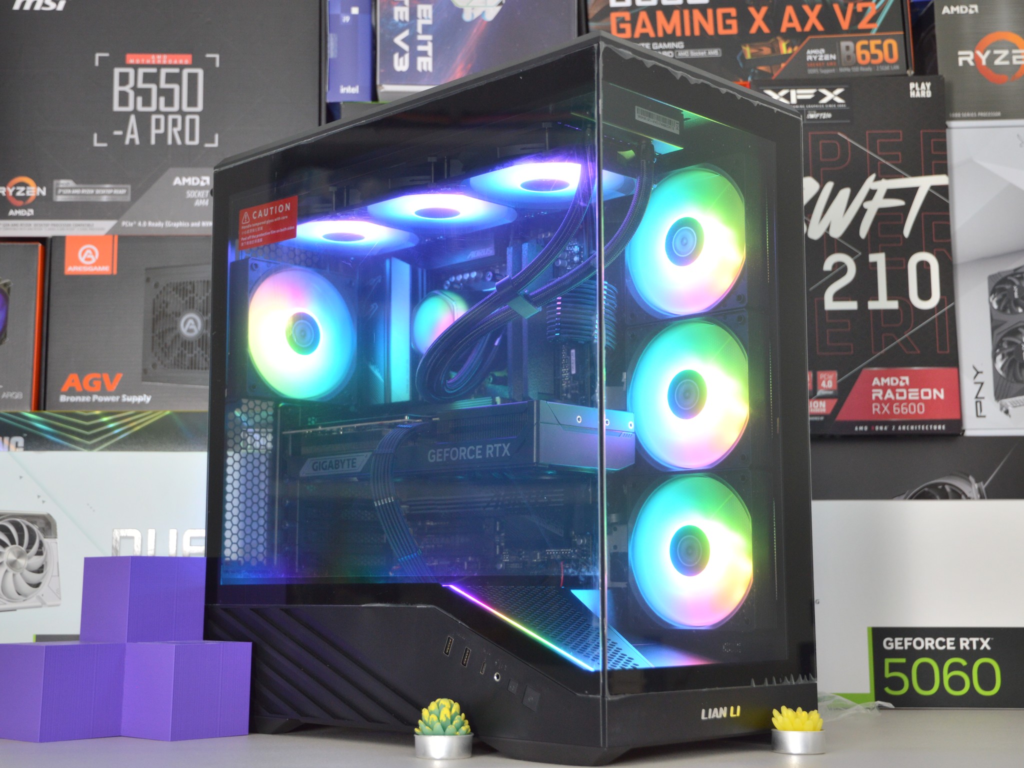 ⚫🧊 | RTX 5080 16GB | RYZEN 9 7900X | 32 GB DDR5 RAM | 2TB NVME SSD | Shadow Glacier |