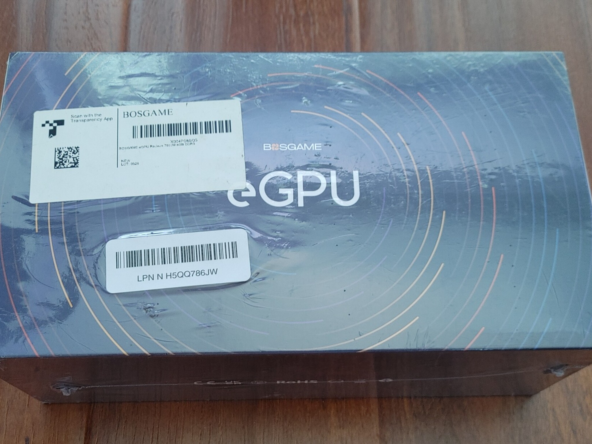 Bosgame EGPU Dock RX 7600M USB C 4 Thunderbolt Oculink Dock
