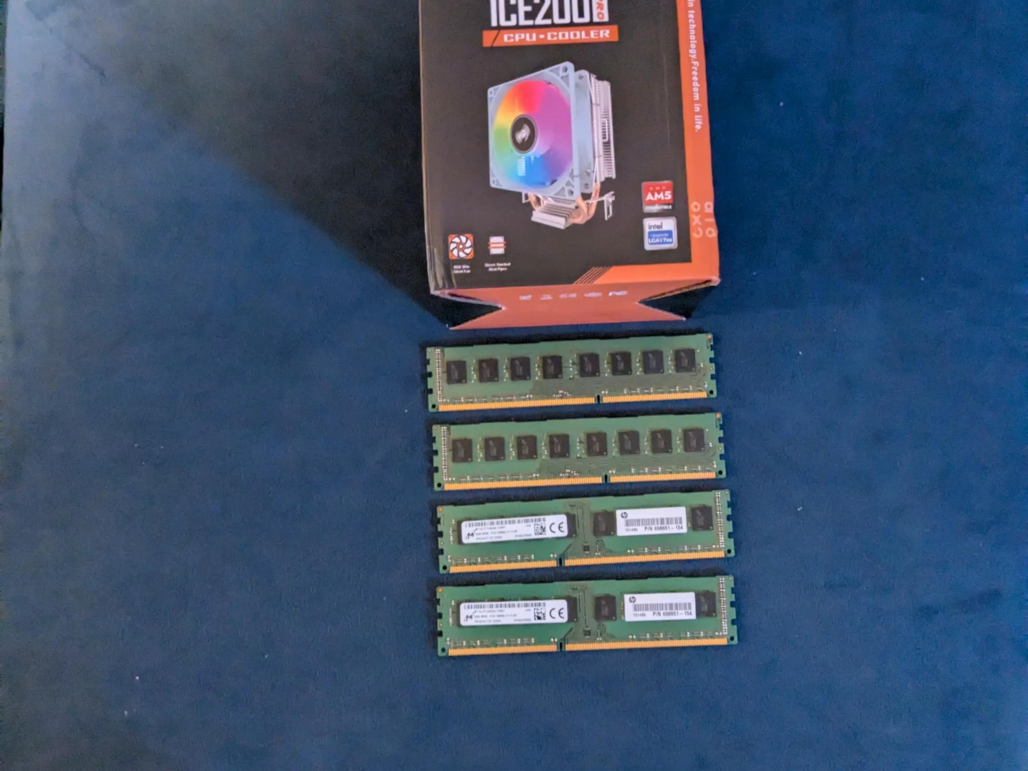 32GB ddr3 + AIGO CPU cooler