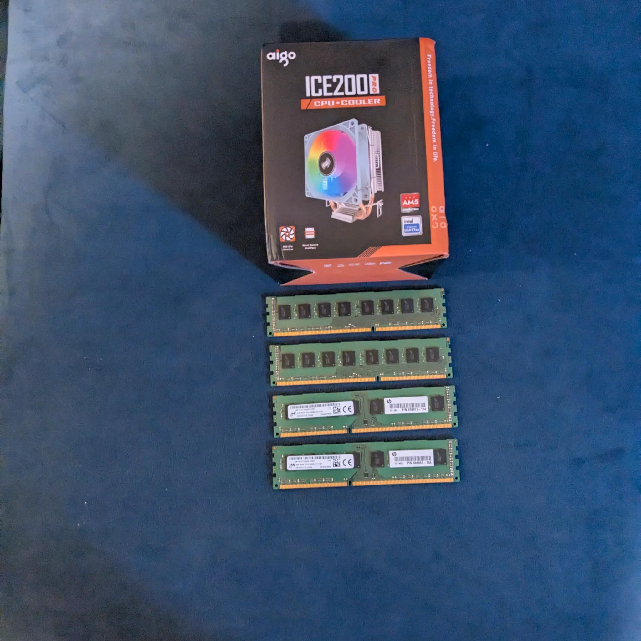 32GB ddr3 + AIGO CPU cooler
