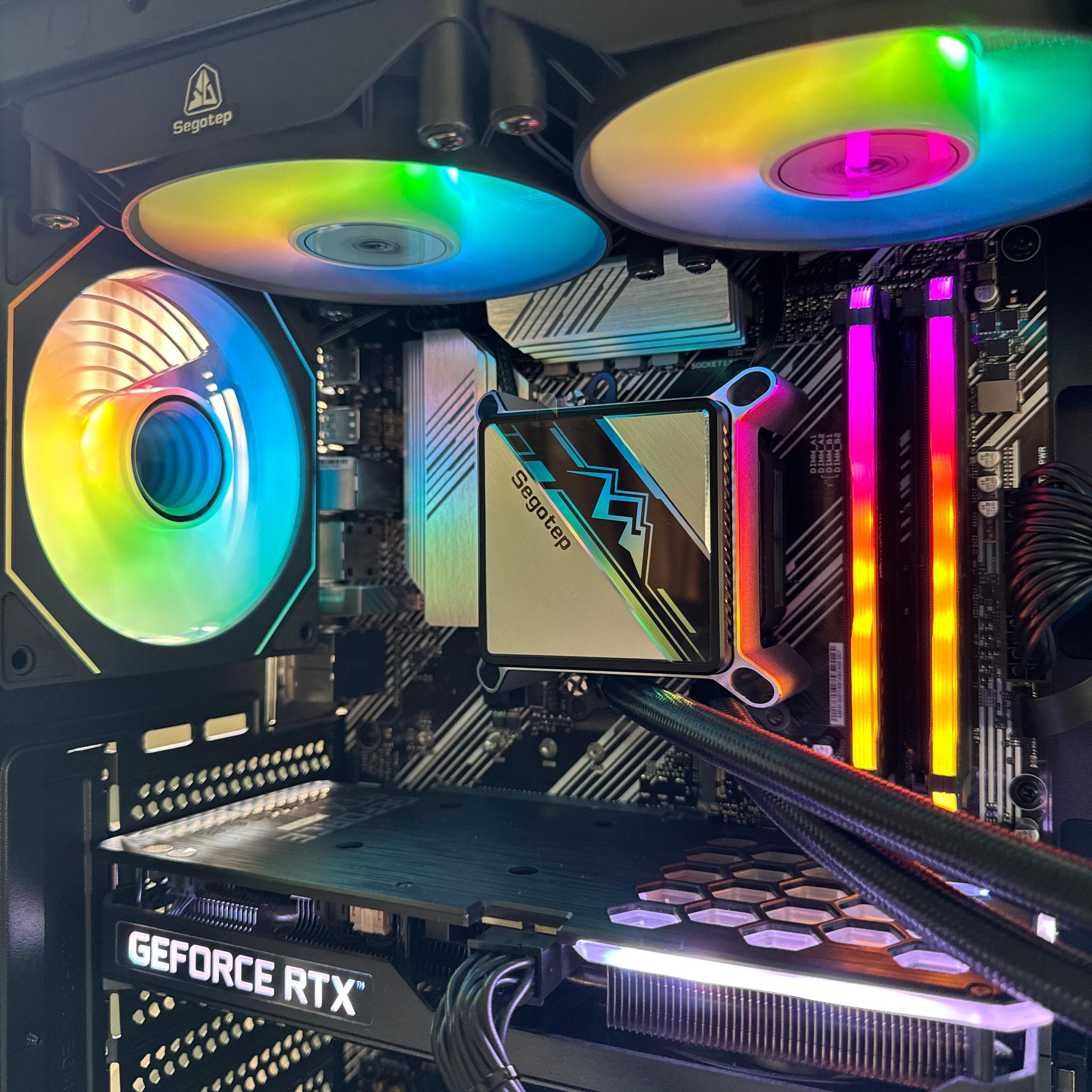 Shadow Reaper | Custom Gaming PC | 3060 TI - R5 5500- 16GB Ram - 1TB SSD
