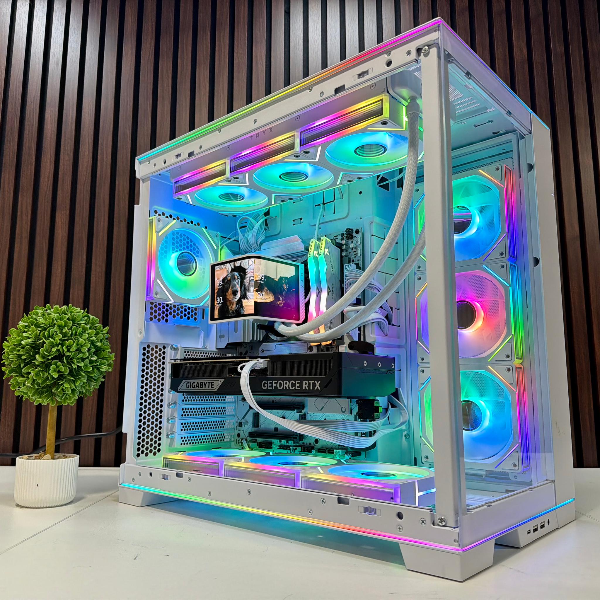 RTX 5070 TI | Ryzen 9800X3D | 64GB DDR5 | 2TB M.2 | 1000 Watt Gold PSU | Tryx LCD AIO