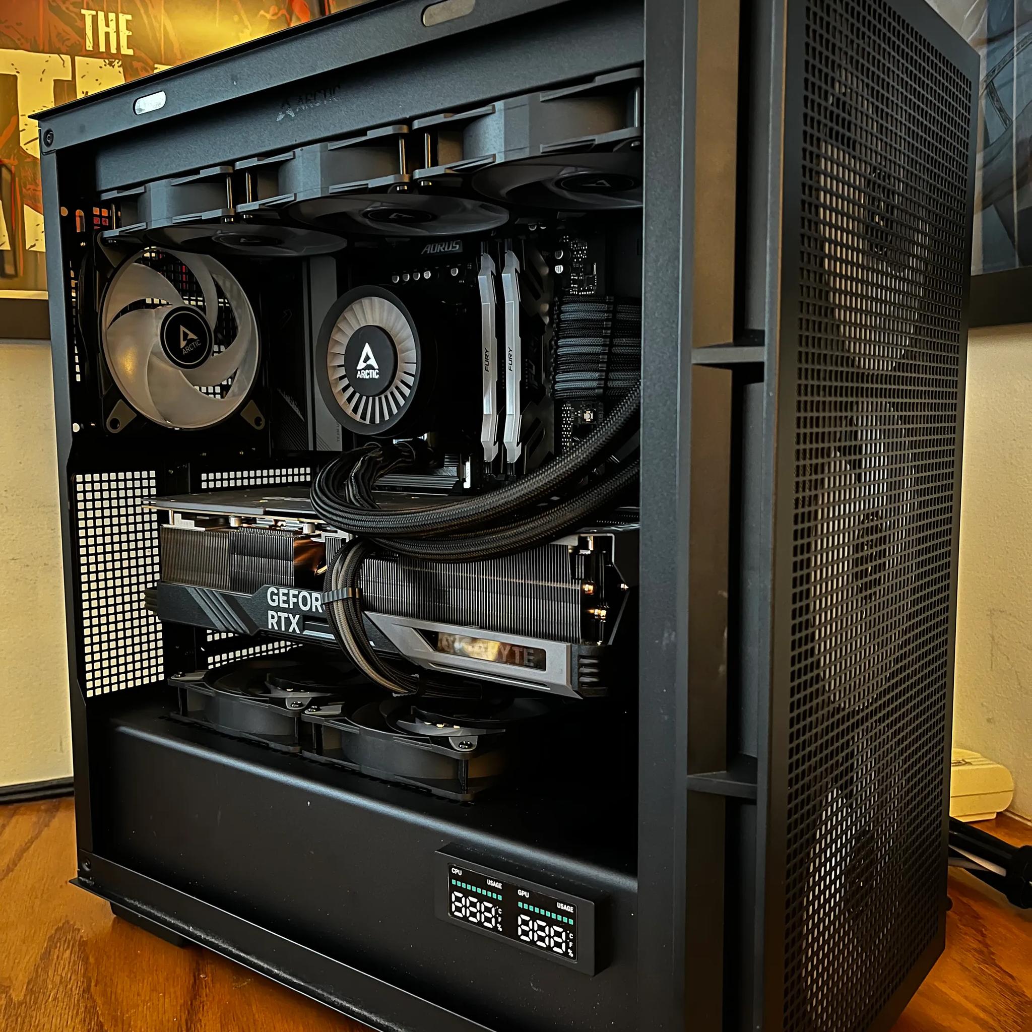 Black Jaguar - RTX 4080 | Ryzen 7 7800X3D | 32GB @6000MT/sec | 4TB NVME total storage | 1000W PSU