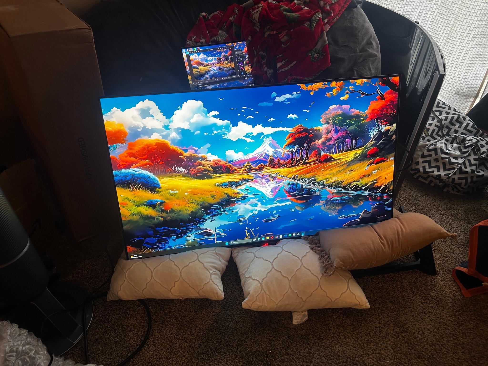 ASUS ROG 48” OLED Gaming Monitor - 4K Resolution (3840x2160) - 138hz Refresh Rate (PG48UQ)