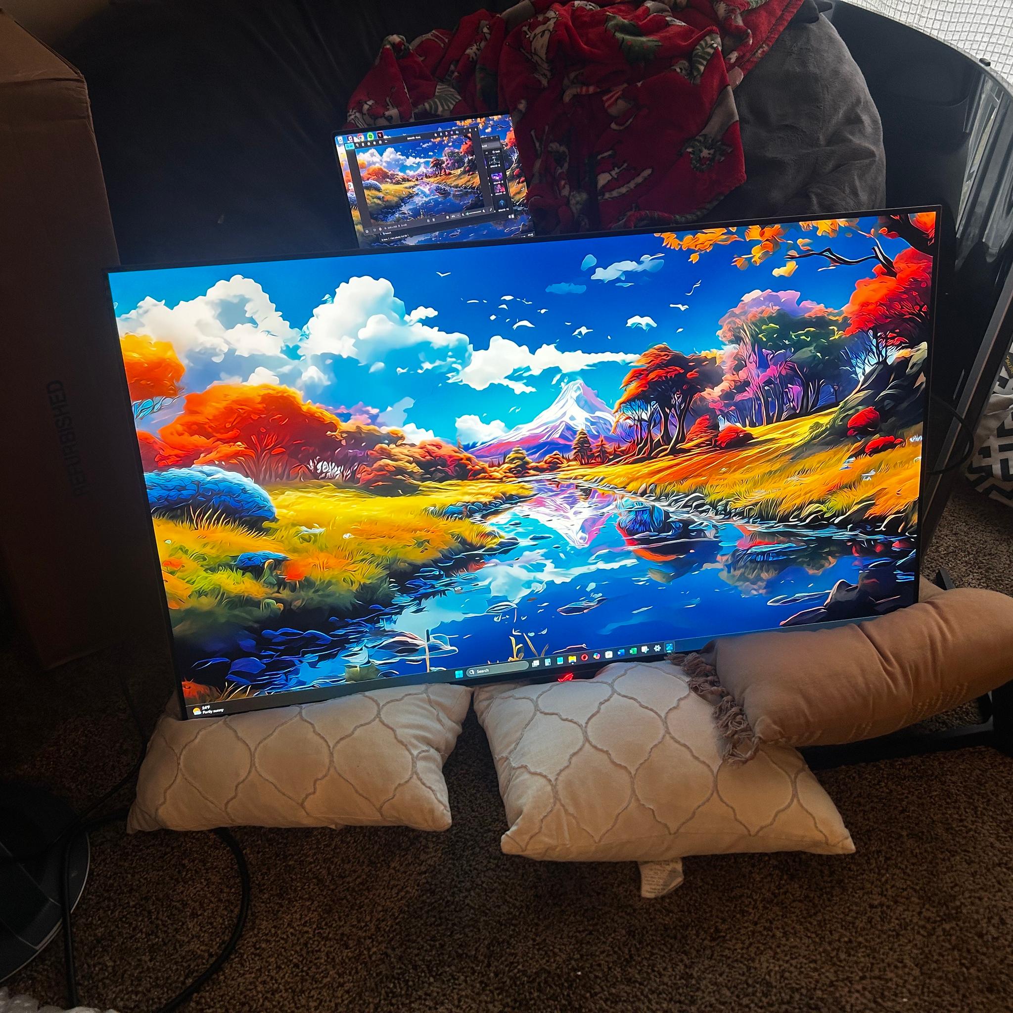 ASUS ROG 48” OLED Gaming Monitor - 4K Resolution (3840x2160) - 138hz Refresh Rate (PG48UQ)