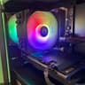 RGB Black Gaming PC| Intel i5 / Amd RX580 / 8GB / 128GB Ssd + 500GB Win 10 Pro WiFi