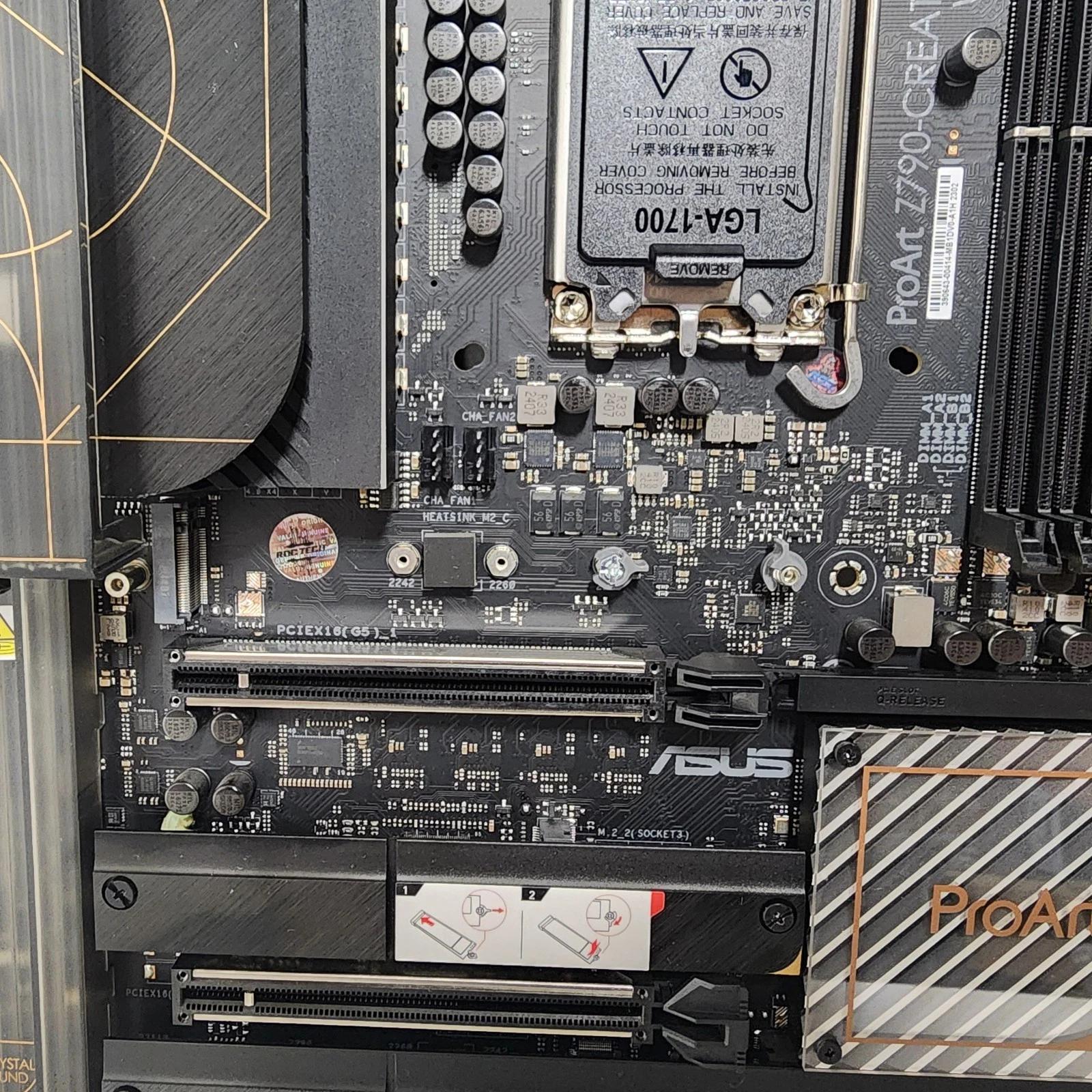 UPDATED BIOS ASUS PROART Z790-CREATOR WIFI LGA1700 DDR5 ATX MOTHERBOARD
